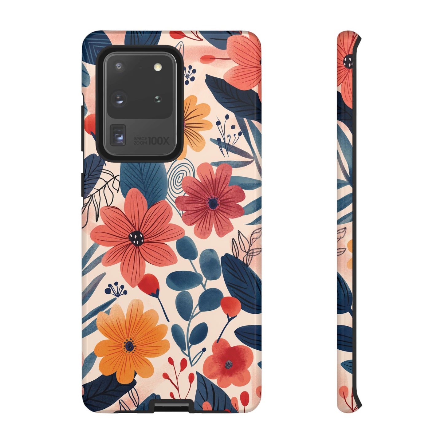 Bright Floral Garden Phone Case – Vibrant Artistic Design for iPhone, Samsung, Google Pixel