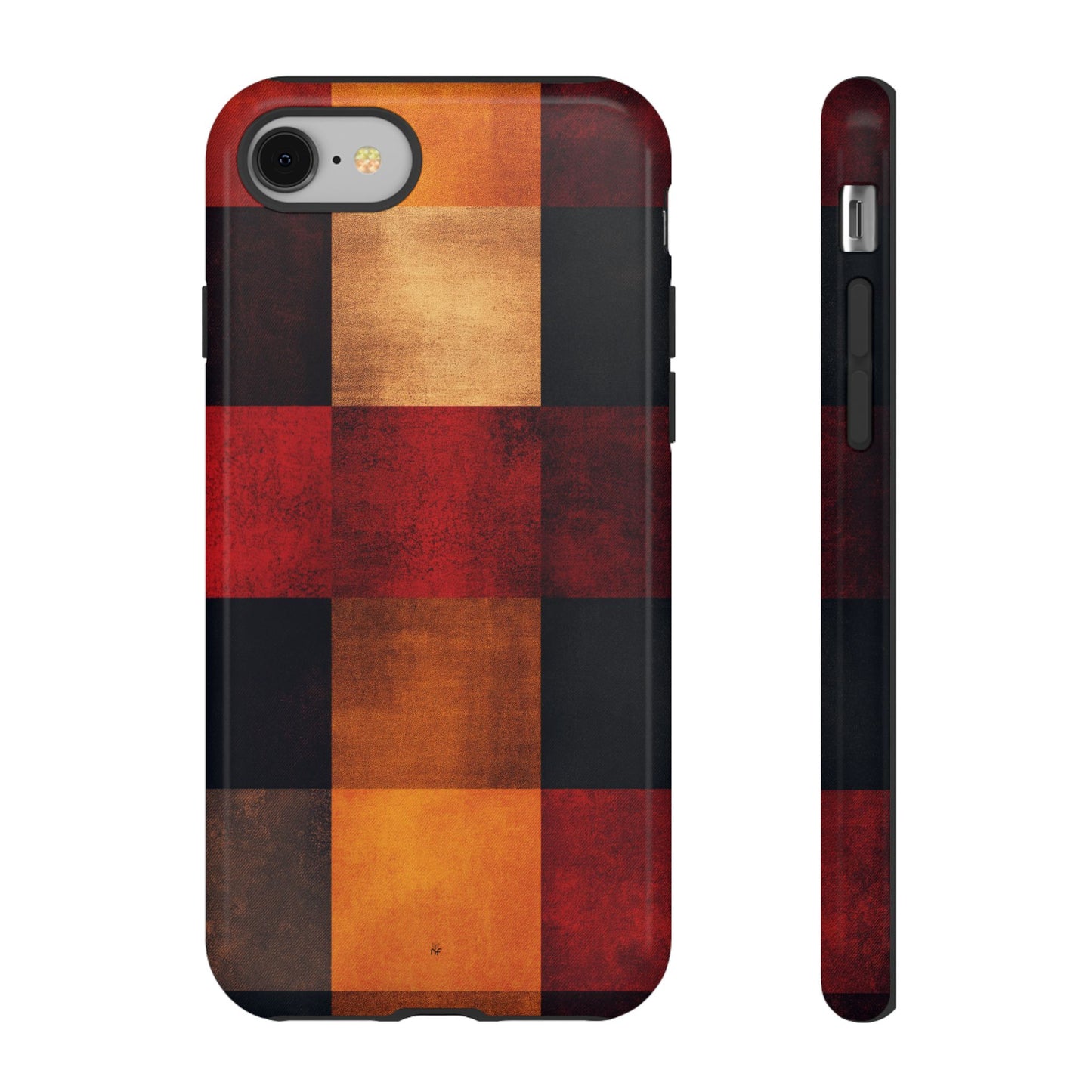 Rustic Plaid Pattern Phone Case – Cozy Fall Design for iPhone, Samsung, Google Pixel