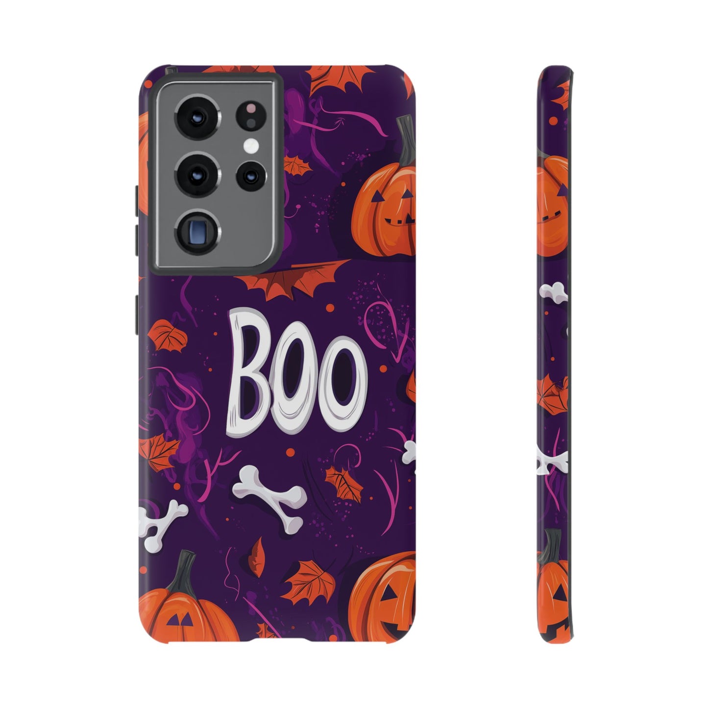 Halloween ‘Boo’ Phone Case – Spooky Fun Design for iPhone, Samsung, Google Pixel