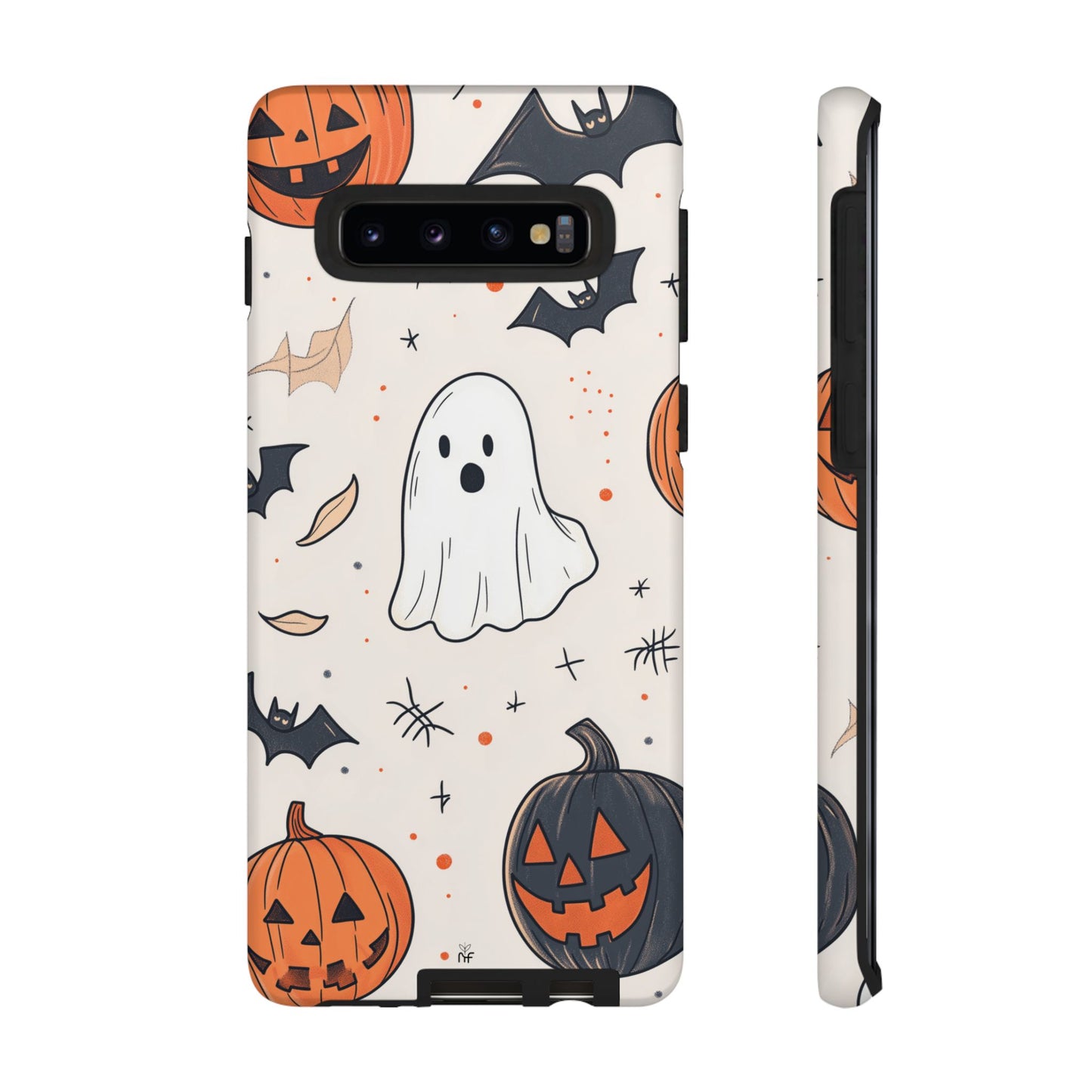 Cute Halloween Ghost & Pumpkin Phone Case – Festive Design for iPhone, Samsung, Google Pixel