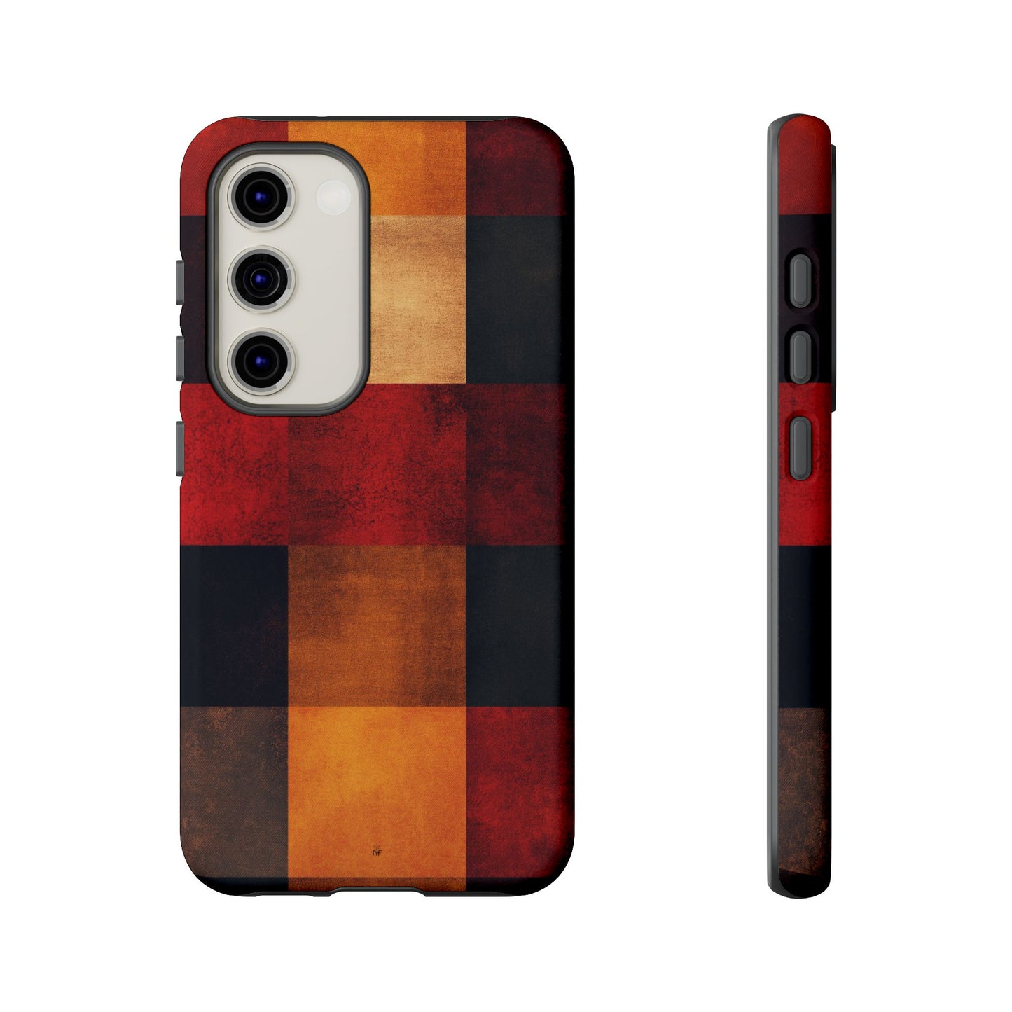 Rustic Plaid Pattern Phone Case – Cozy Fall Design for iPhone, Samsung, Google Pixel
