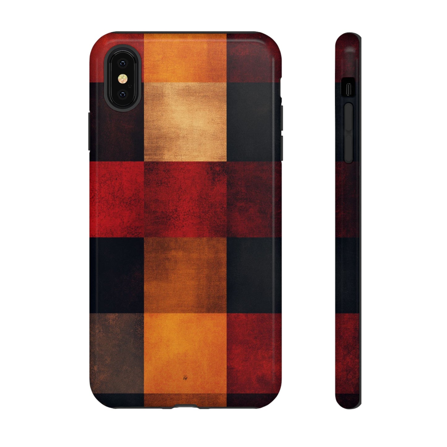 Rustic Plaid Pattern Phone Case – Cozy Fall Design for iPhone, Samsung, Google Pixel