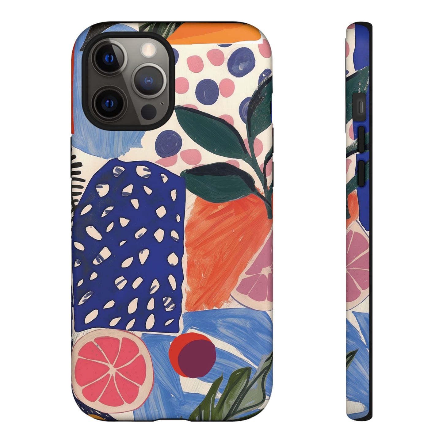 Vibrant Coquette Abstract Art Collage Phone Case – Artistic Design for iPhone