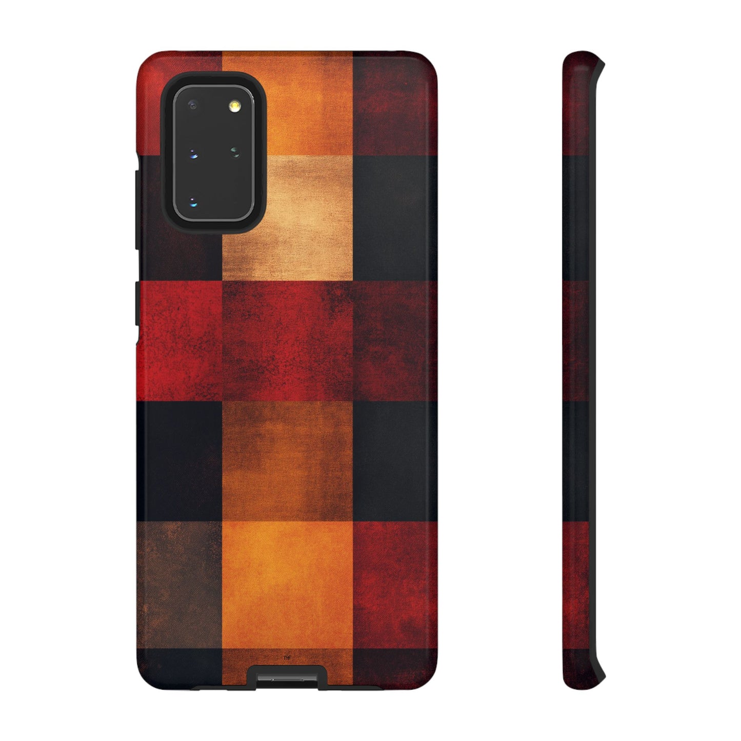 Rustic Plaid Pattern Phone Case – Cozy Fall Design for iPhone, Samsung, Google Pixel