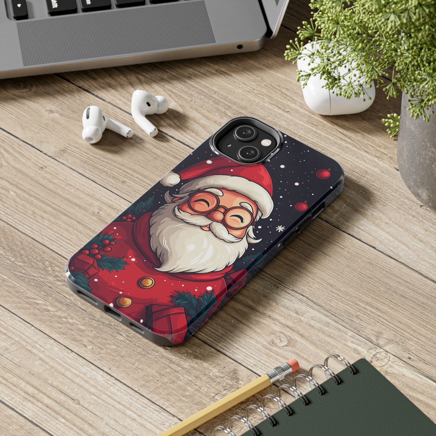 Jolly Santa Claus Christmas Phone Case – Festive Holiday Design