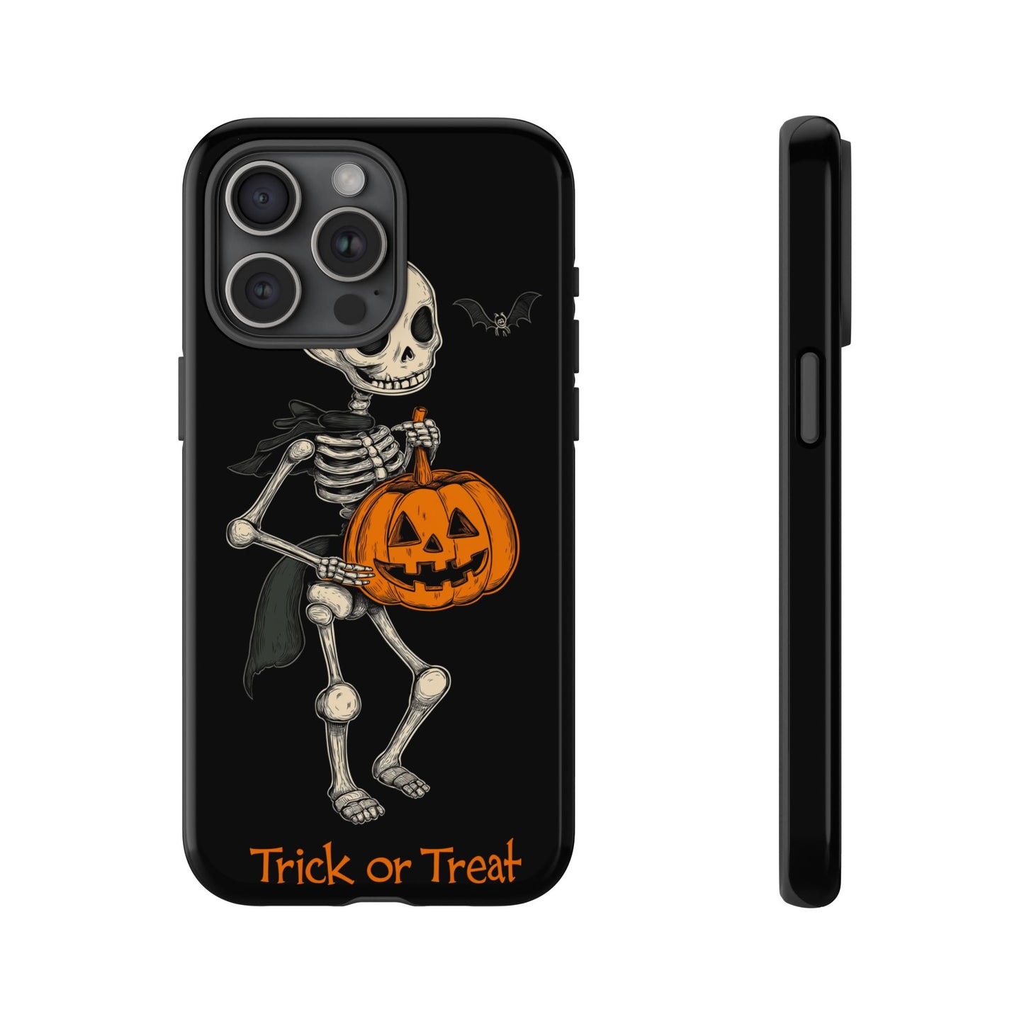 Skeleton Trick or Treat Halloween Phone Case
