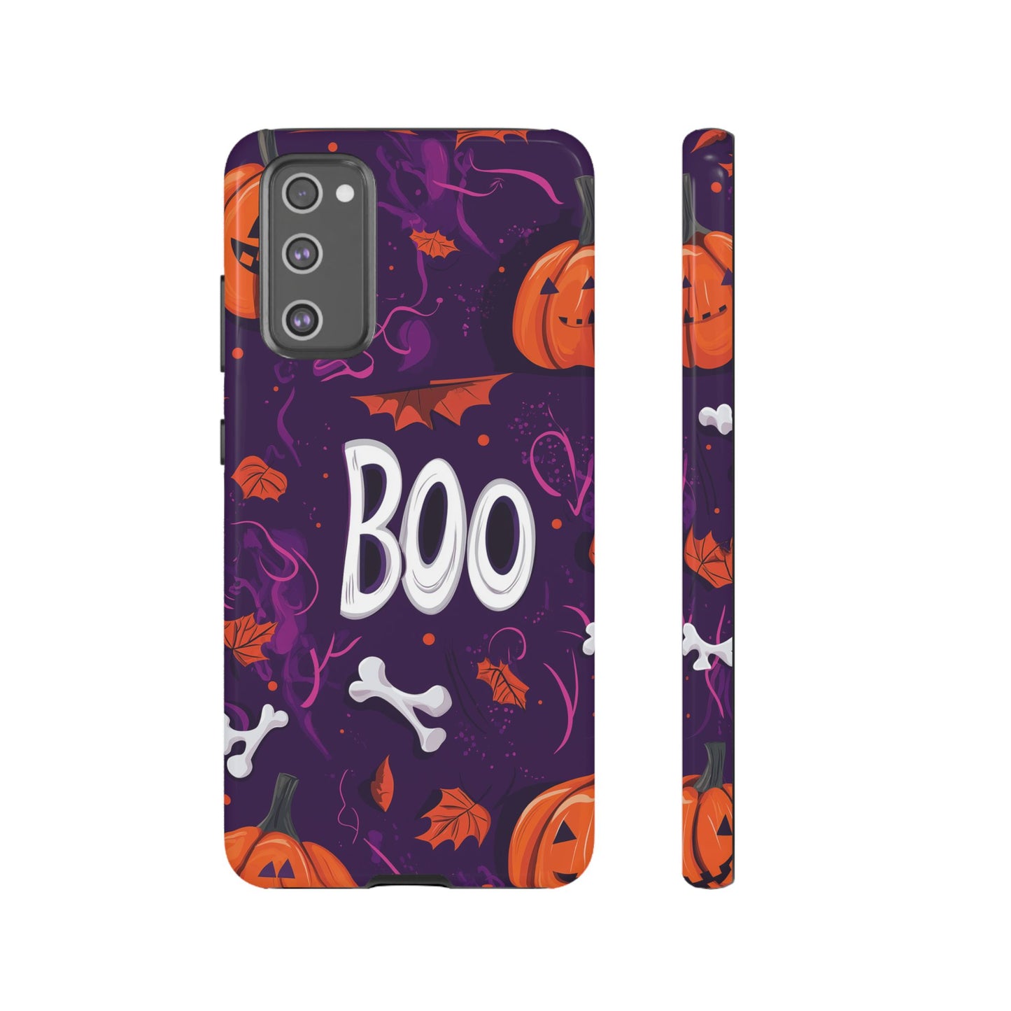 Halloween ‘Boo’ Phone Case – Spooky Fun Design for iPhone, Samsung, Google Pixel