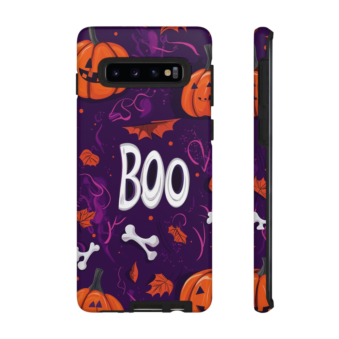 Halloween ‘Boo’ Phone Case – Spooky Fun Design for iPhone, Samsung, Google Pixel