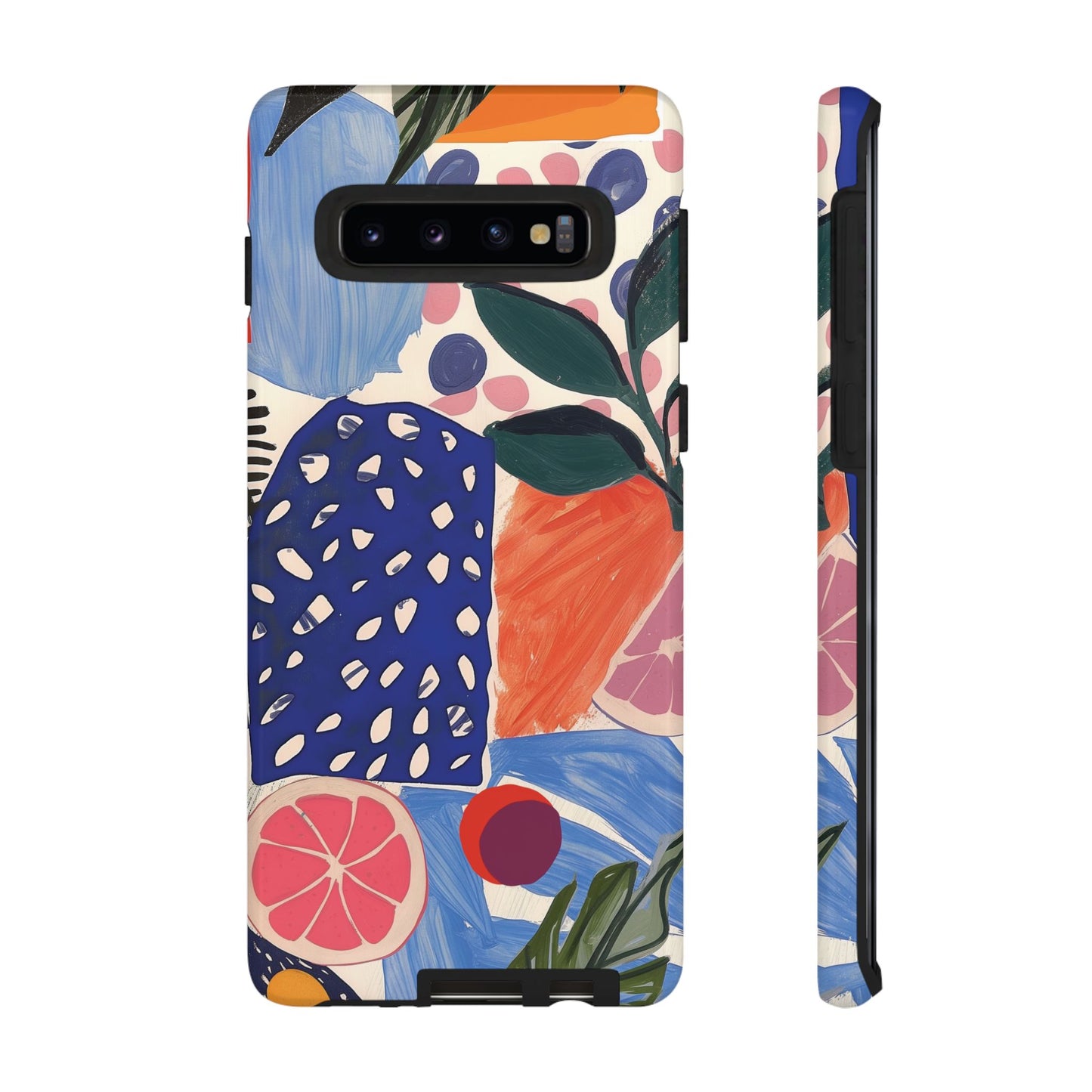 Vibrant Coquette Abstract Art Collage Phone Case – Artistic Design for iPhone - NovaFlair
