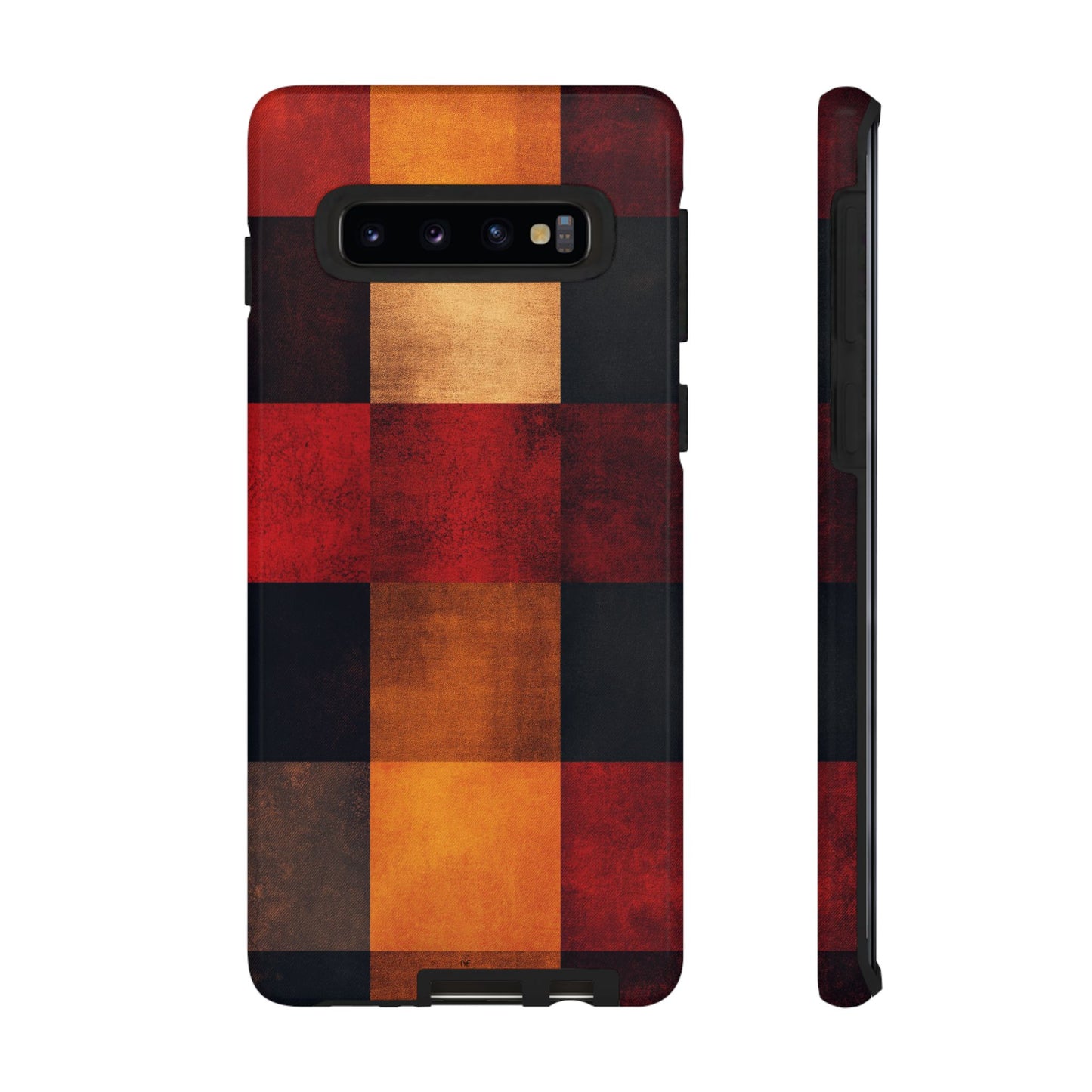 Rustic Plaid Pattern Phone Case – Cozy Fall Design for iPhone, Samsung, Google Pixel