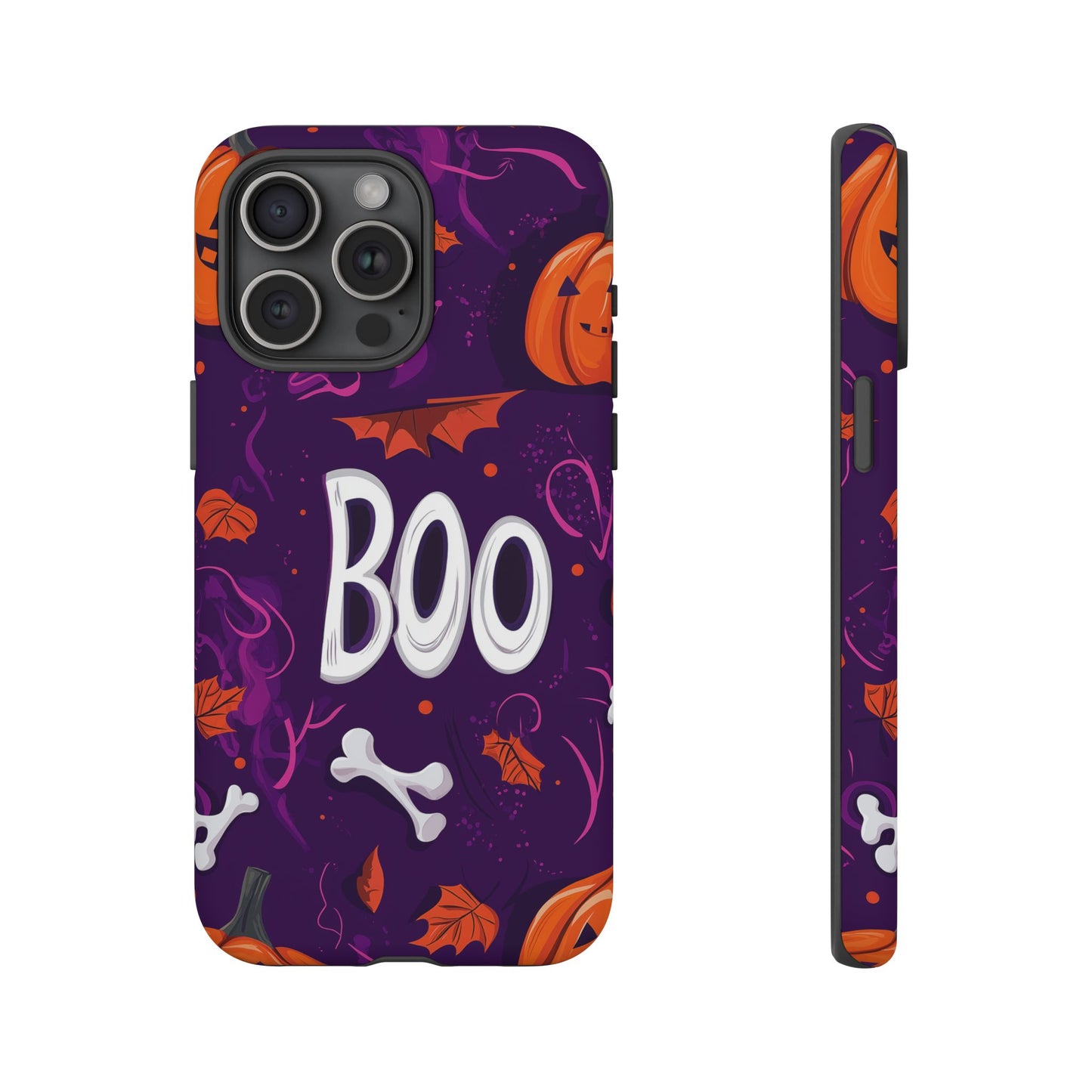 Halloween ‘Boo’ Phone Case – Spooky Fun Design for iPhone, Samsung, Google Pixel