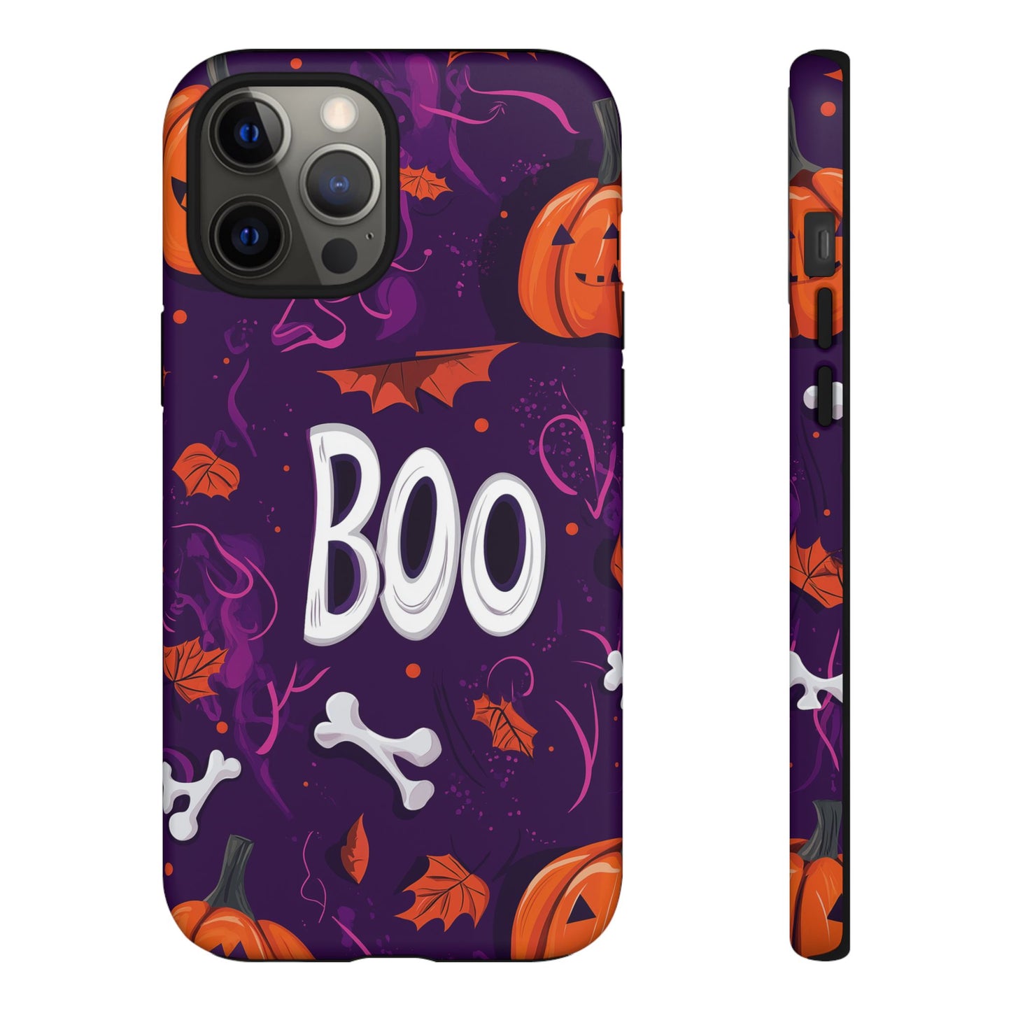 Halloween ‘Boo’ Phone Case – Spooky Fun Design for iPhone, Samsung, Google Pixel