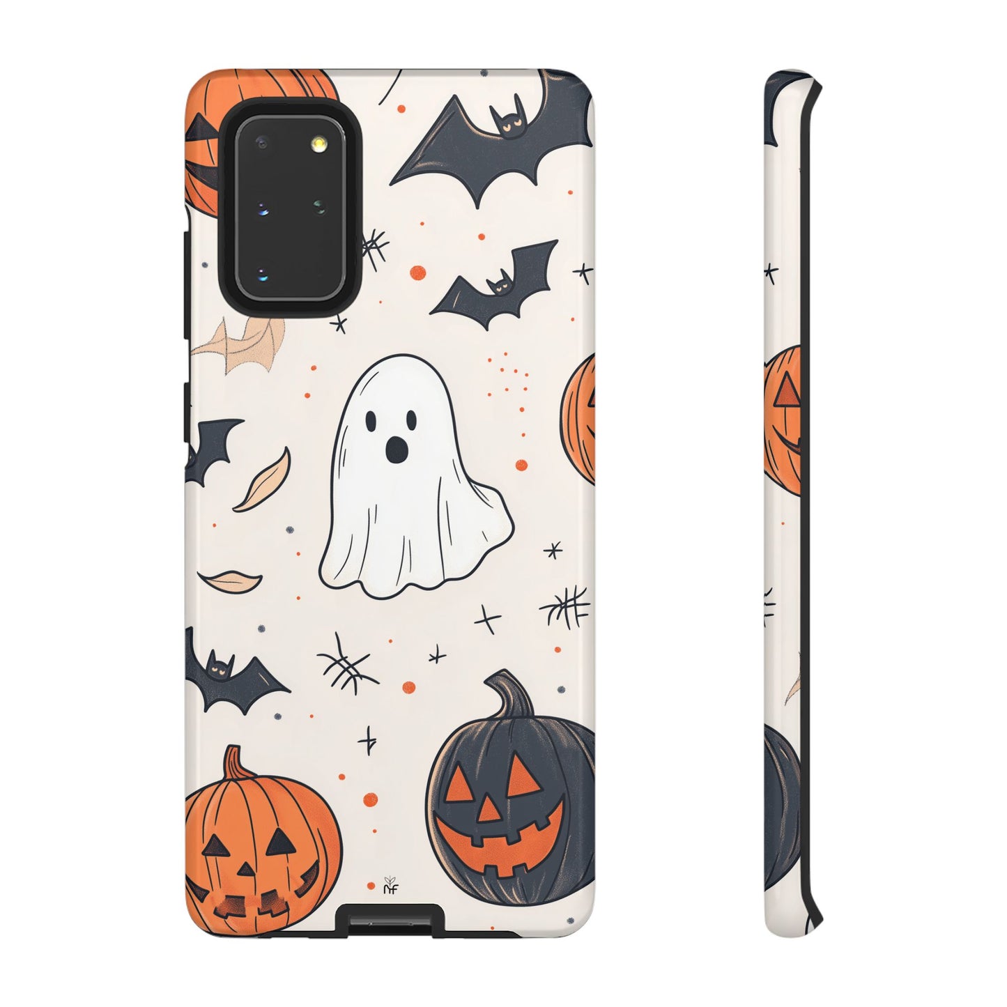 Cute Halloween Ghost & Pumpkin Phone Case – Festive Design for iPhone, Samsung, Google Pixel