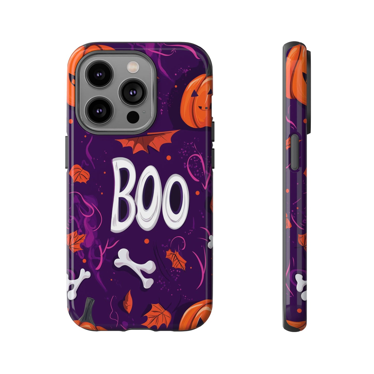 Halloween ‘Boo’ Phone Case – Spooky Fun Design for iPhone, Samsung, Google Pixel