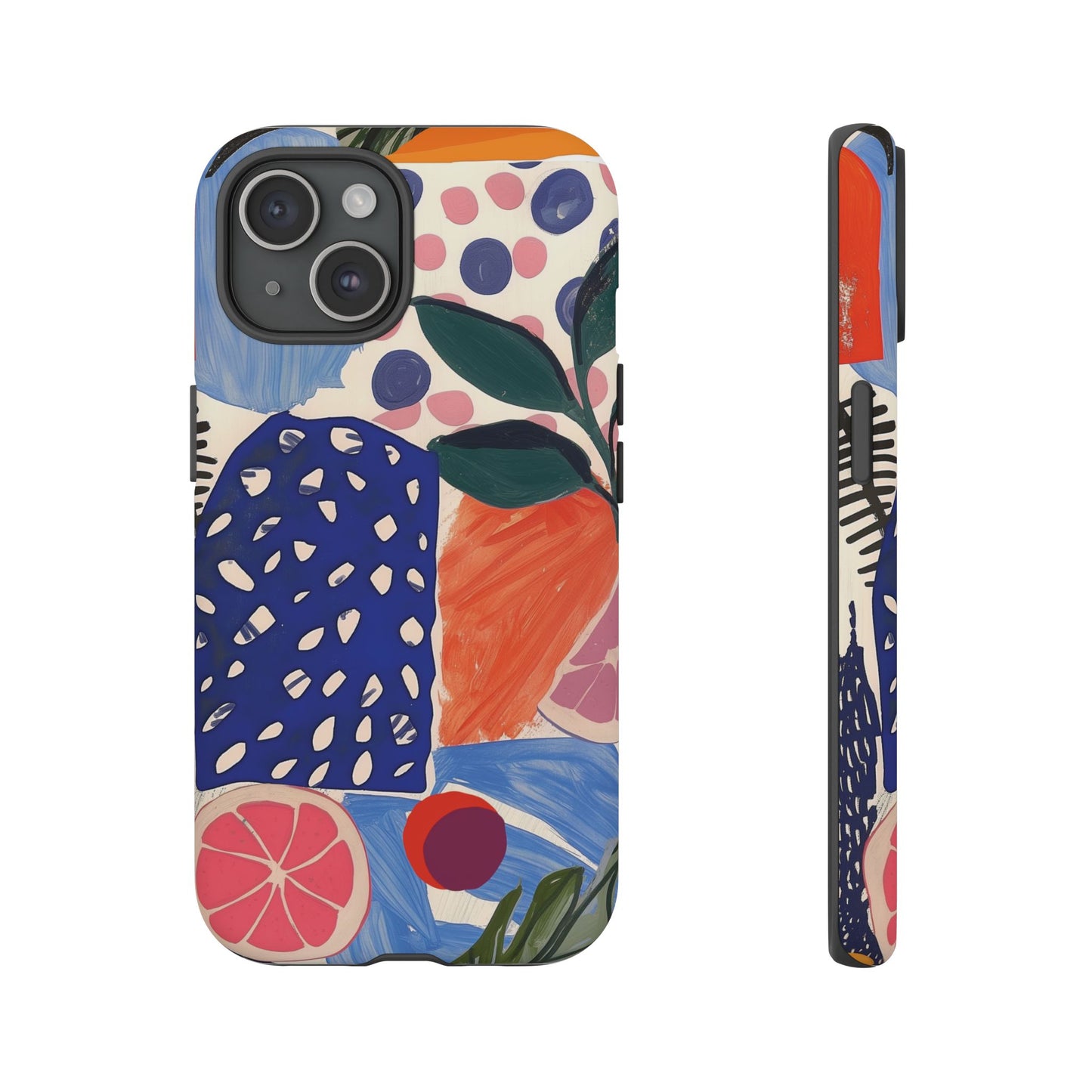 Vibrant Coquette Abstract Art Collage Phone Case – Artistic Design for iPhone