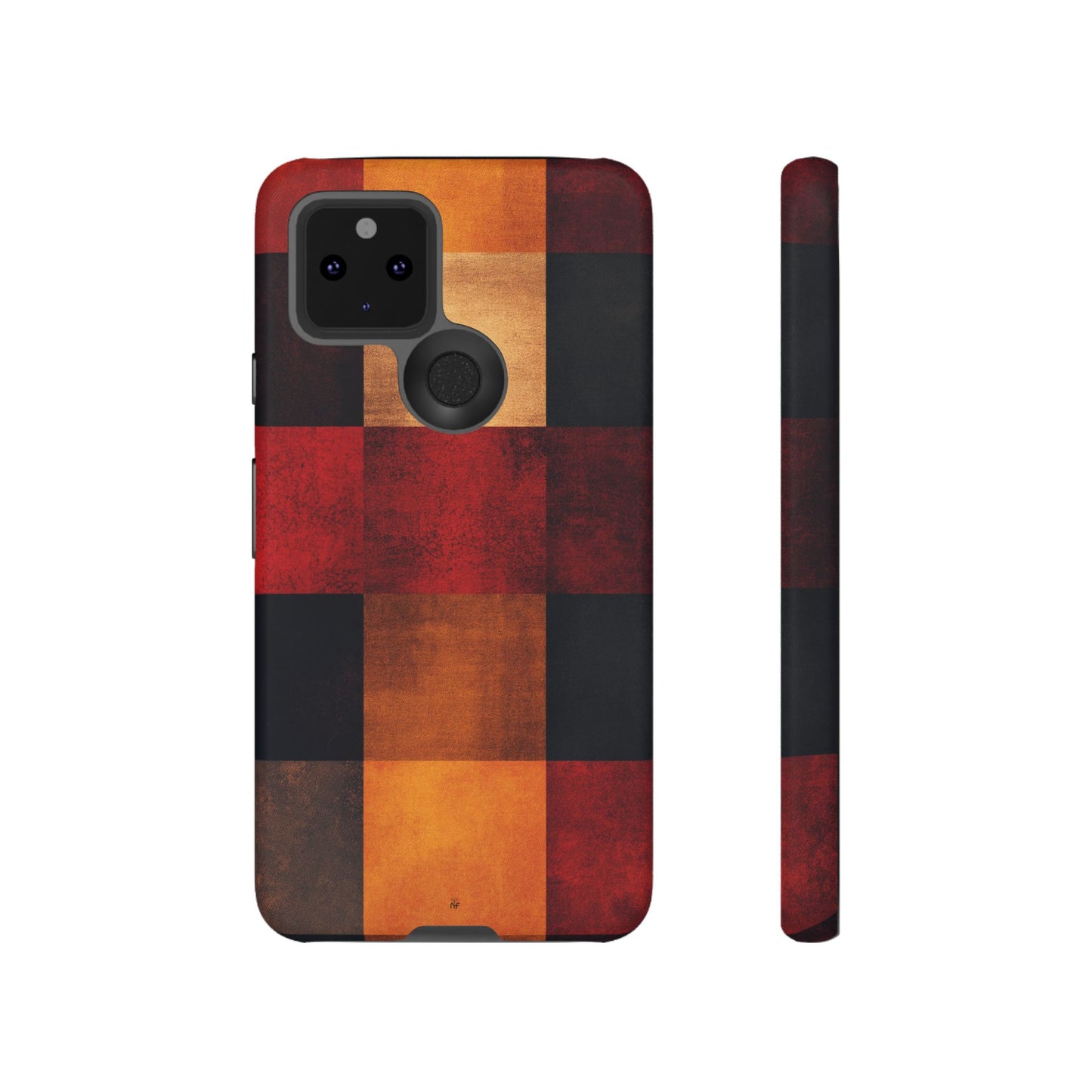 Rustic Plaid Pattern Phone Case – Cozy Fall Design for iPhone, Samsung, Google Pixel