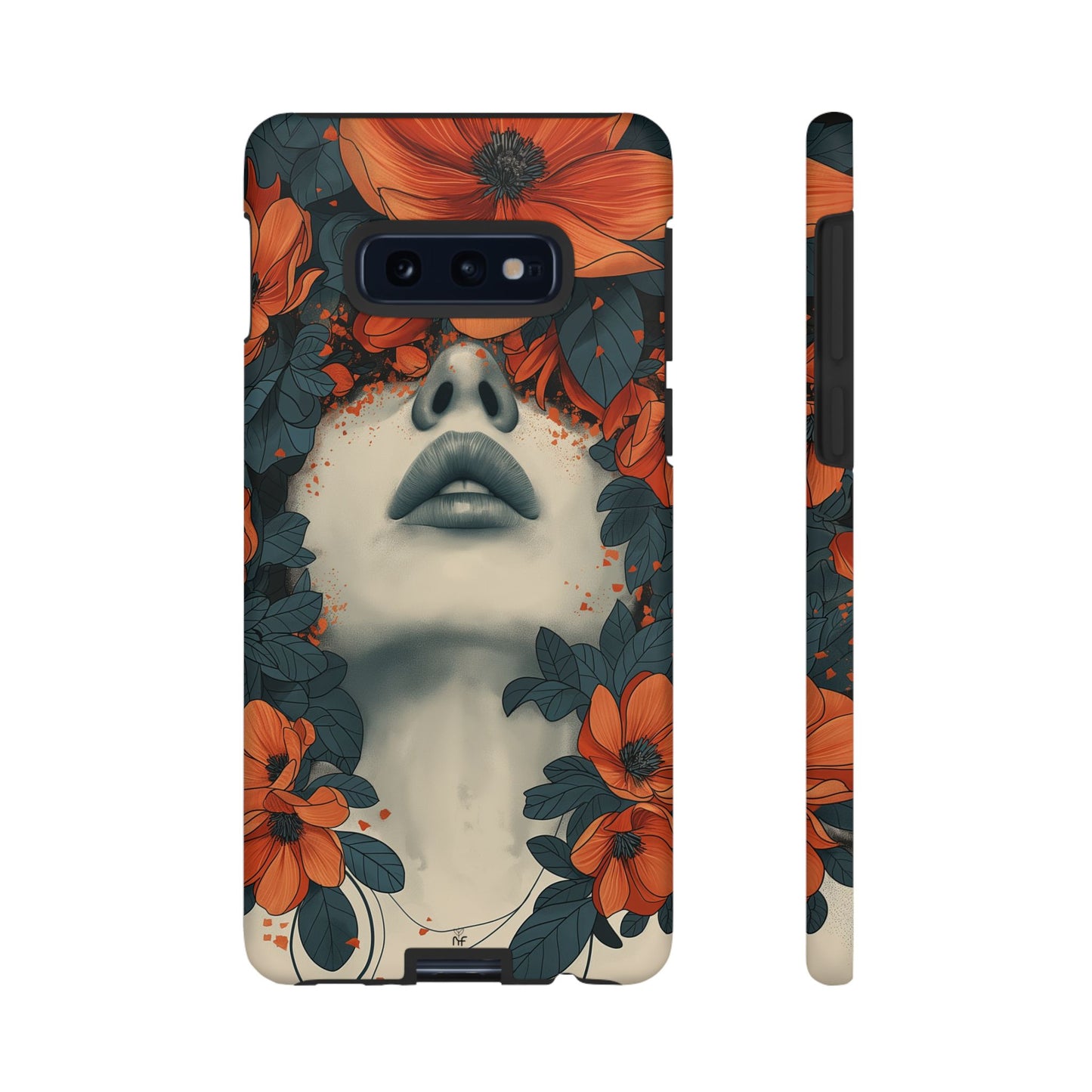 Floral Femme Art Phone Case Unique Aesthetic Design for iPhone, Samsung, Google Pixel Tough Case - NovaFlair