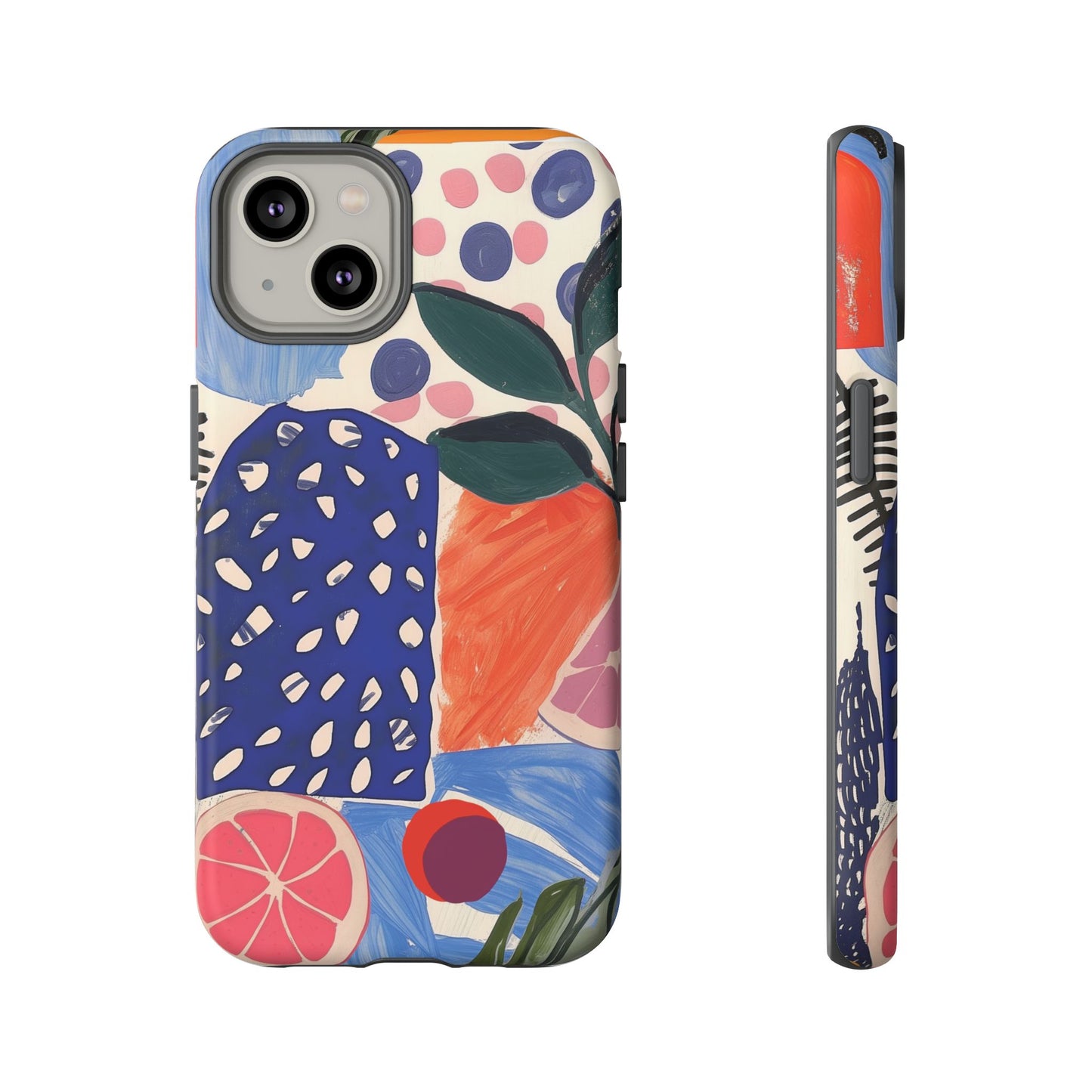 Vibrant Coquette Abstract Art Collage Phone Case – Artistic Design for iPhone