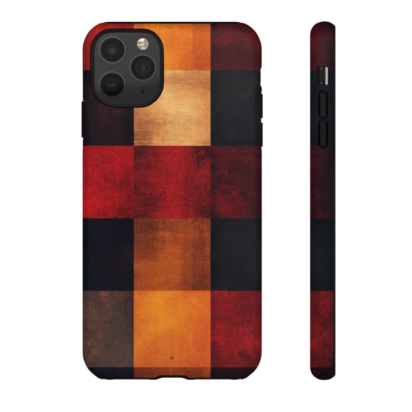 Rustic Plaid Pattern Phone Case – Cozy Fall Design for iPhone, Samsung, Google Pixel