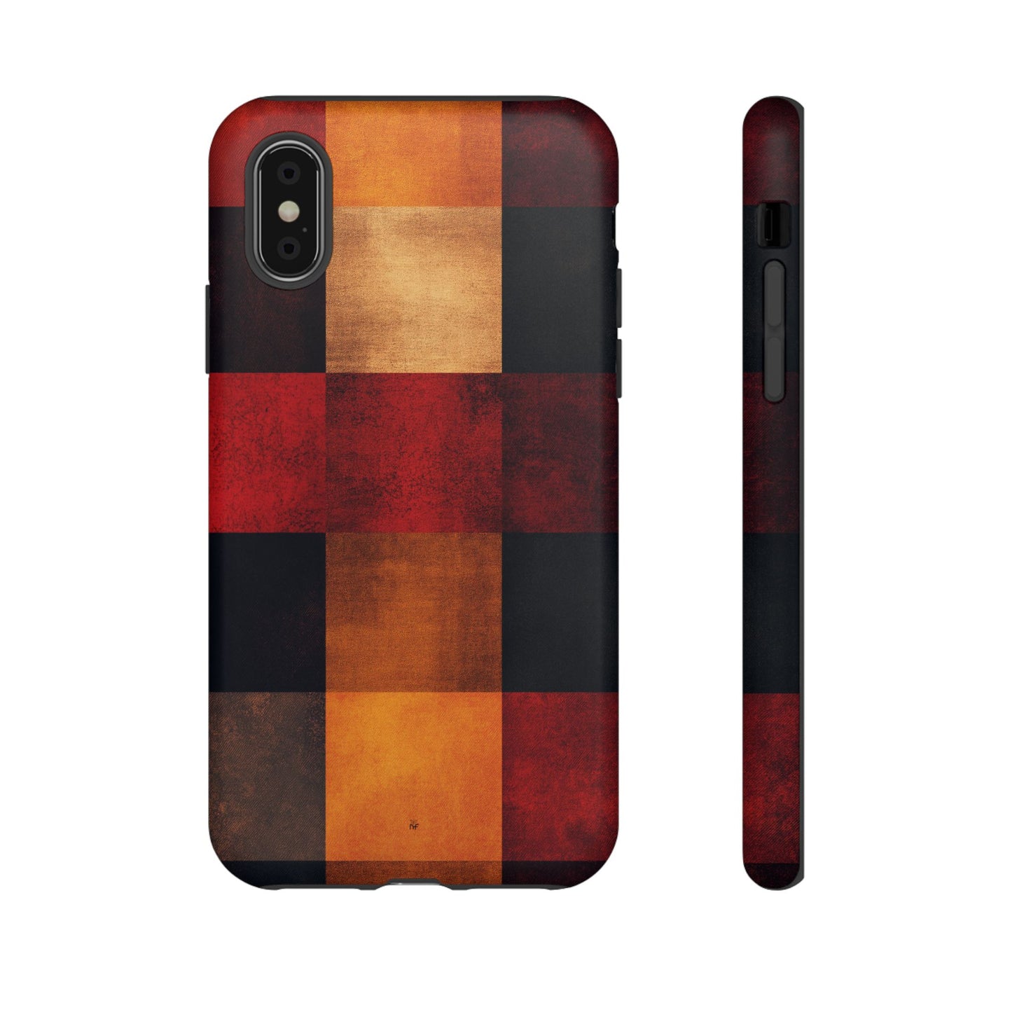 Rustic Plaid Pattern Phone Case – Cozy Fall Design for iPhone, Samsung, Google Pixel
