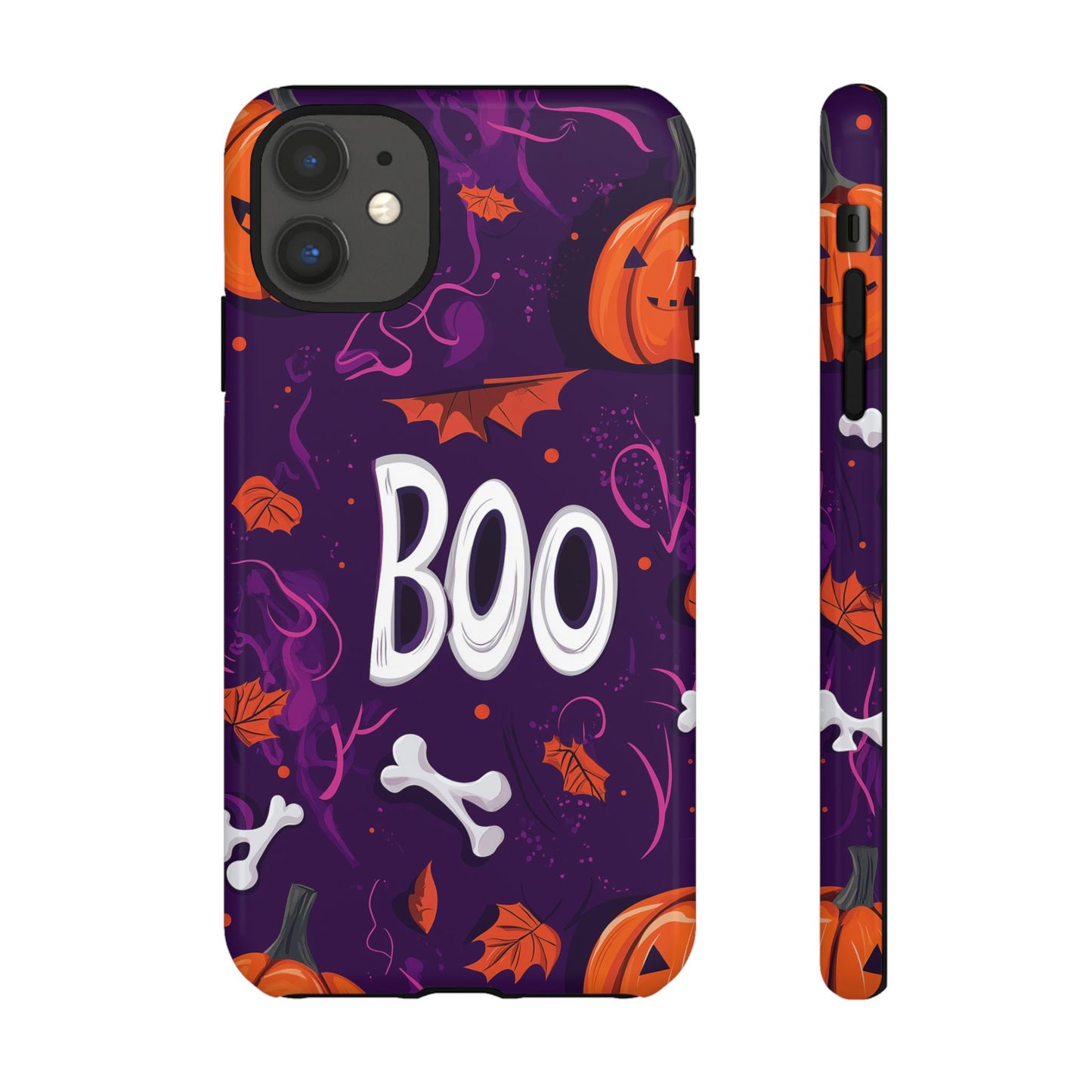 Halloween ‘Boo’ Phone Case – Spooky Fun Design for iPhone, Samsung, Google Pixel