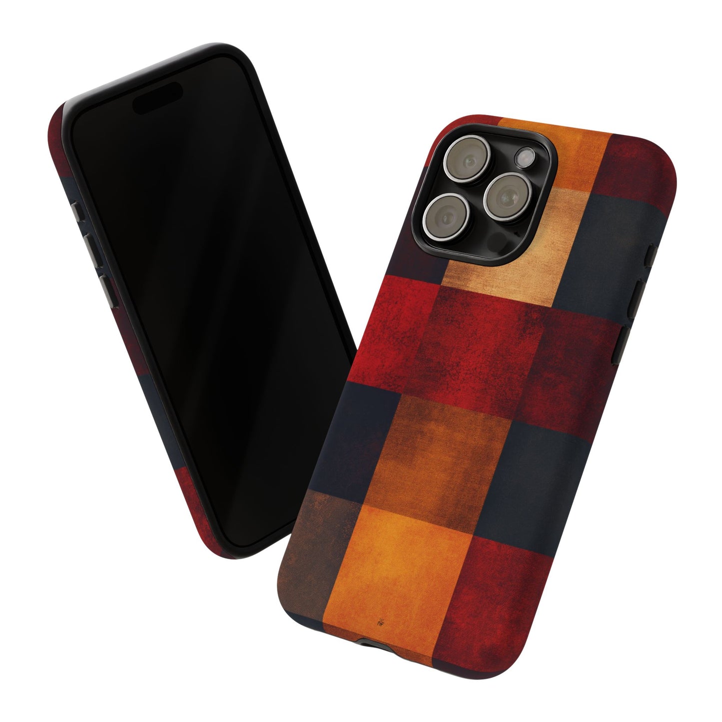 Rustic Plaid Pattern Phone Case – Cozy Fall Design for iPhone, Samsung, Google Pixel