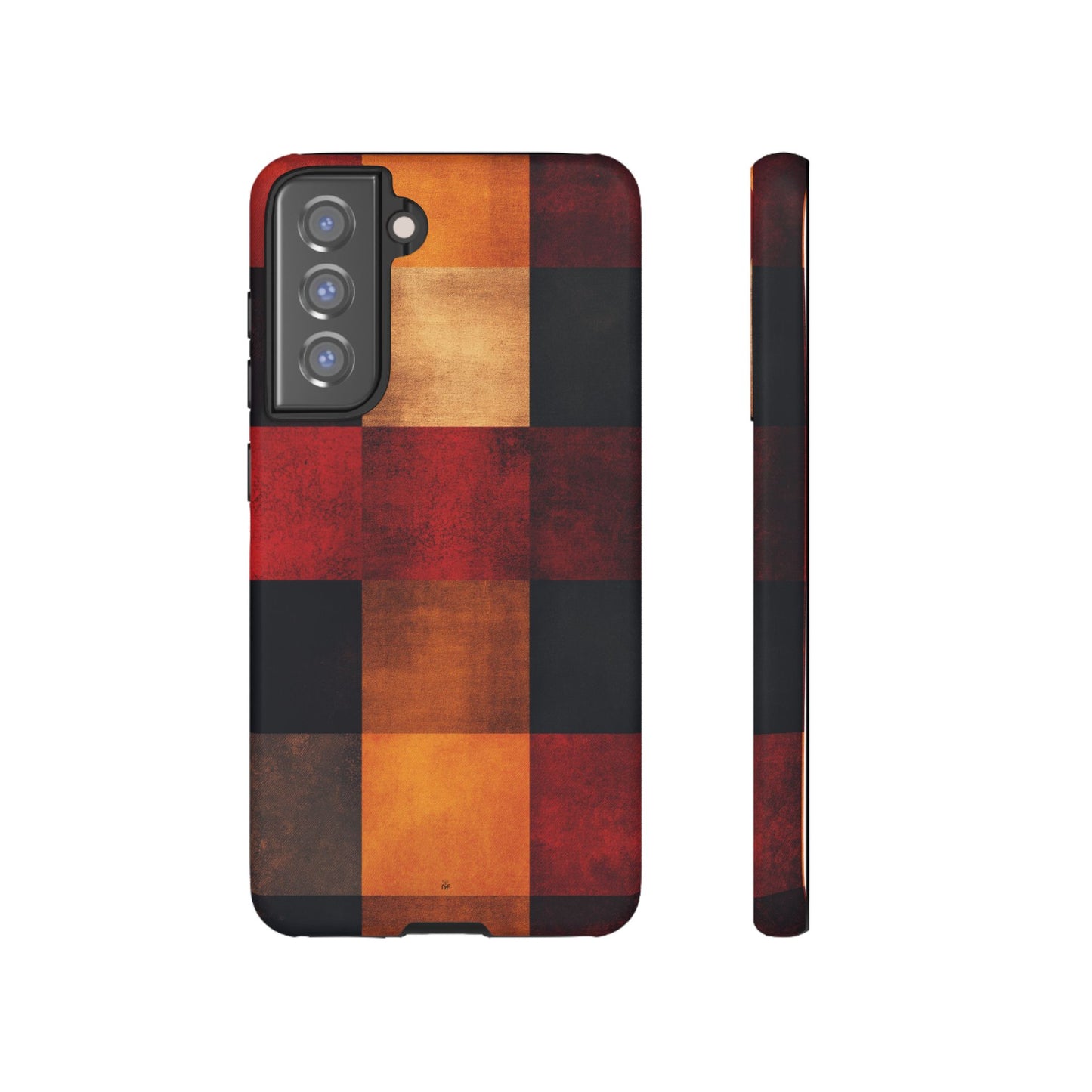 Rustic Plaid Pattern Phone Case – Cozy Fall Design for iPhone, Samsung, Google Pixel