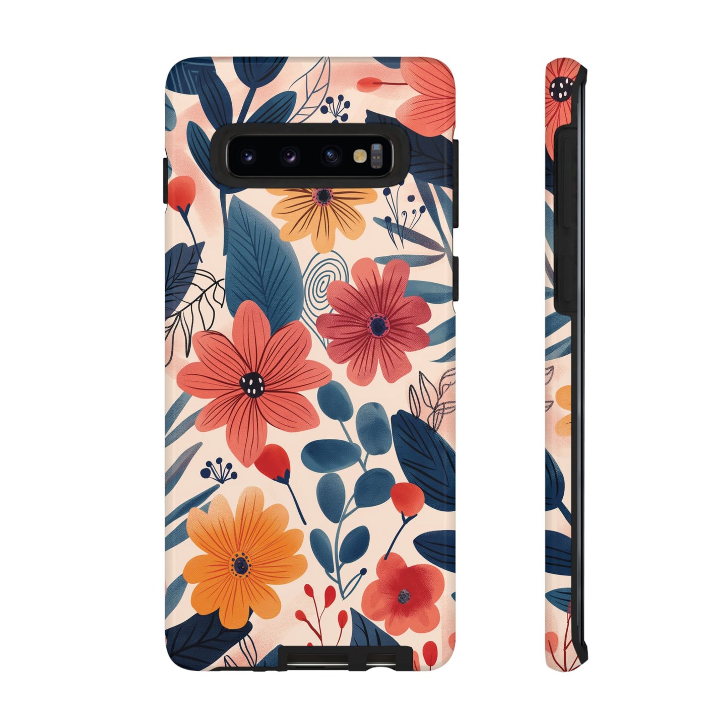 Bright Floral Garden Phone Case – Vibrant Artistic Design for iPhone, Samsung, Google Pixel