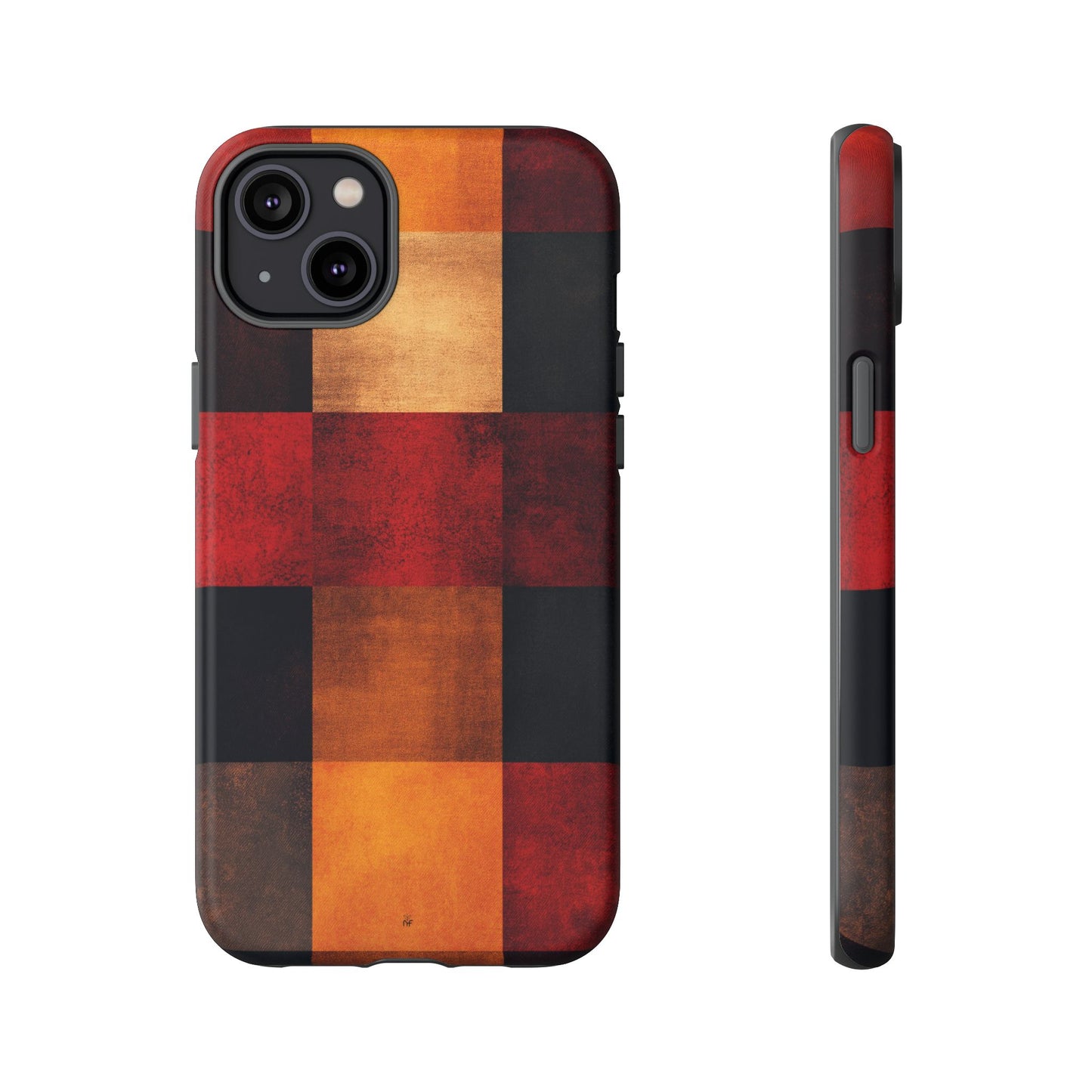 Rustic Plaid Pattern Phone Case – Cozy Fall Design for iPhone, Samsung, Google Pixel