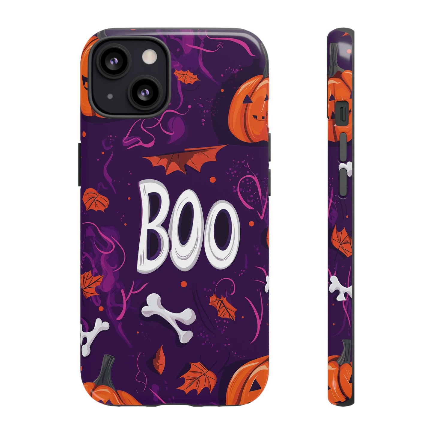 Halloween ‘Boo’ Phone Case – Spooky Fun Design for iPhone, Samsung, Google Pixel