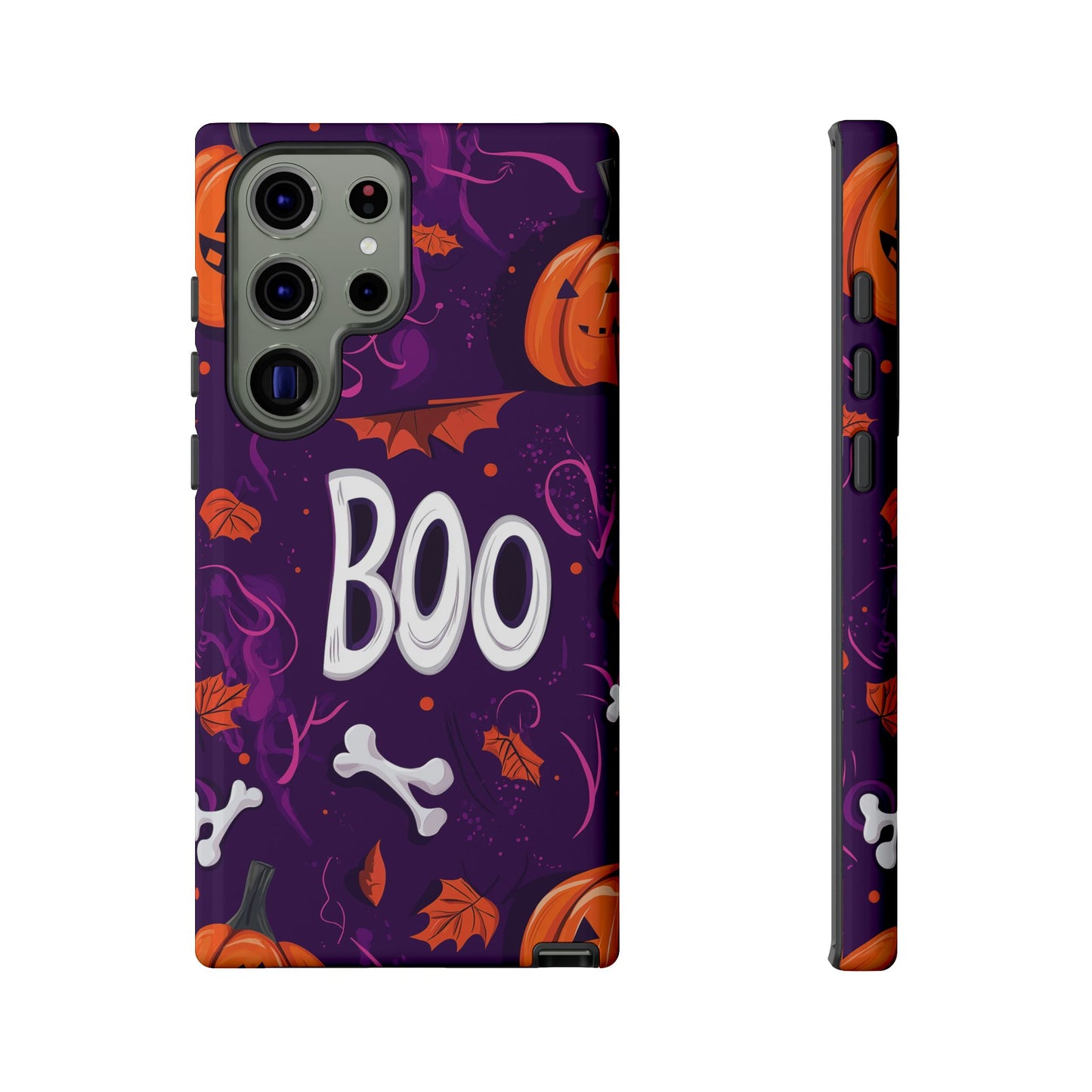 Halloween ‘Boo’ Phone Case – Spooky Fun Design for iPhone, Samsung, Google Pixel