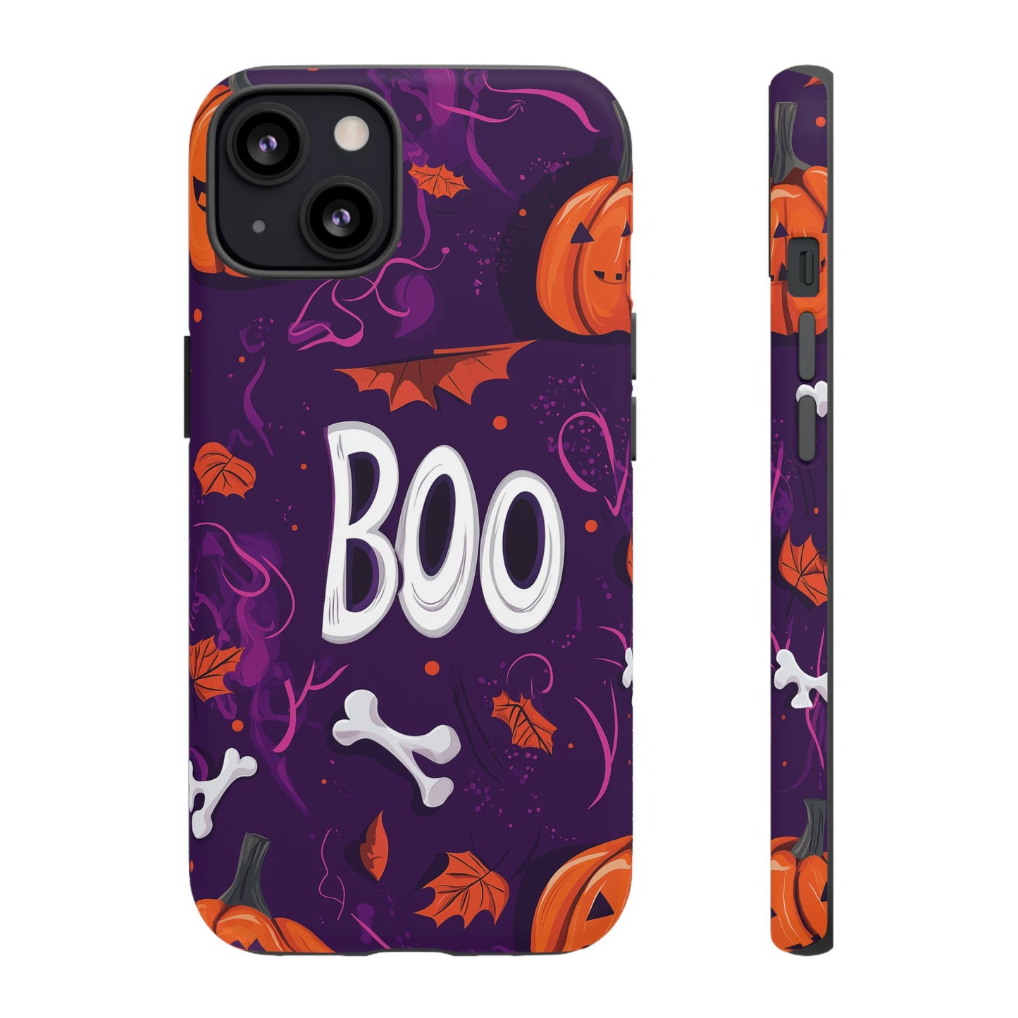 Halloween ‘Boo’ Phone Case – Spooky Fun Design for iPhone, Samsung, Google Pixel