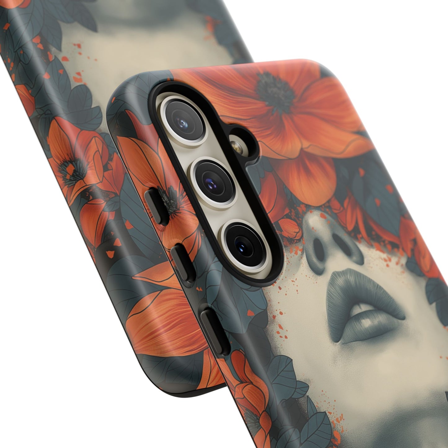 Floral Femme Art Phone Case Unique Aesthetic Design for iPhone, Samsung, Google Pixel Tough Case