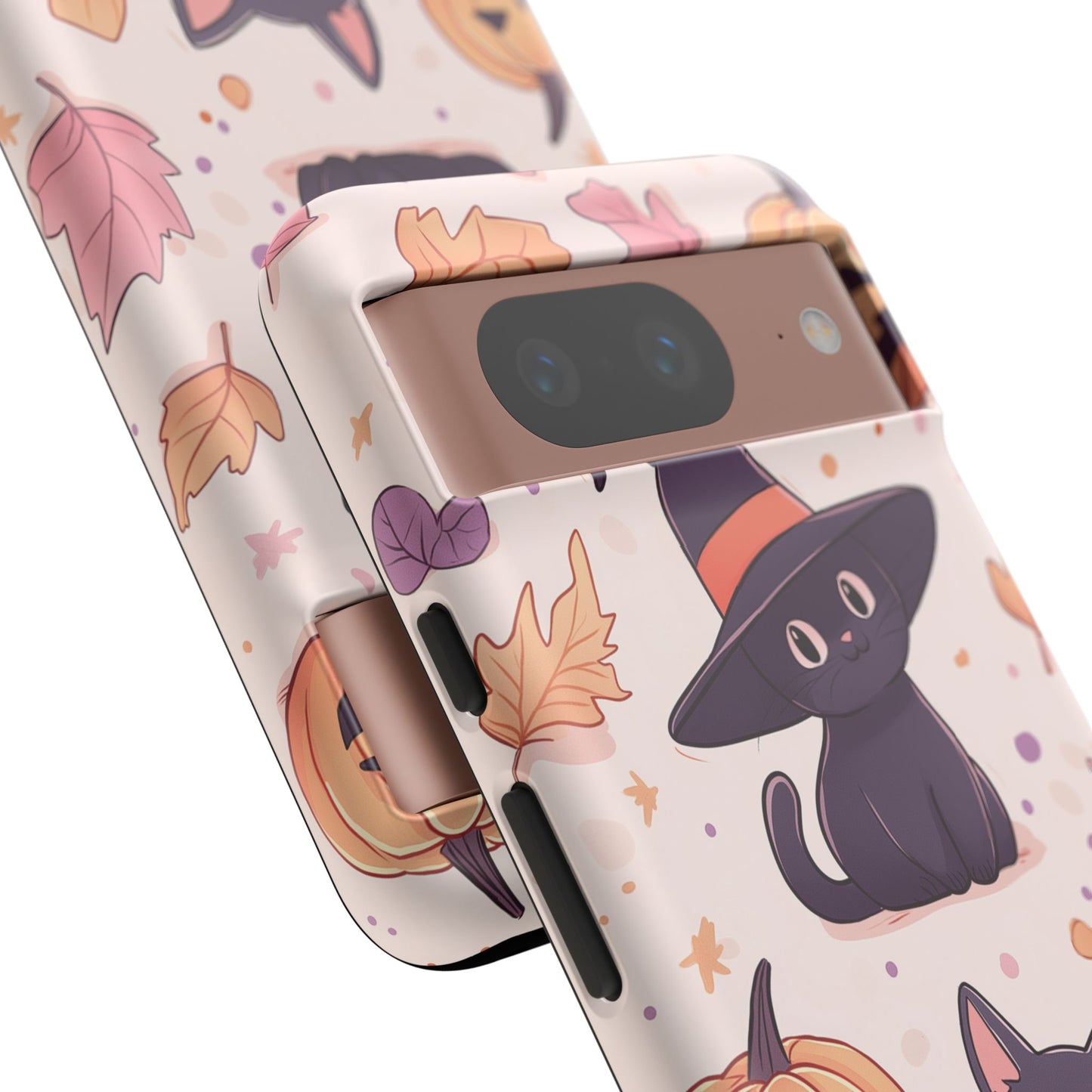 Adorable Halloween Black Cat Phone Case – Cute & Festive Design for iPhone, Samsung, Google Pixel