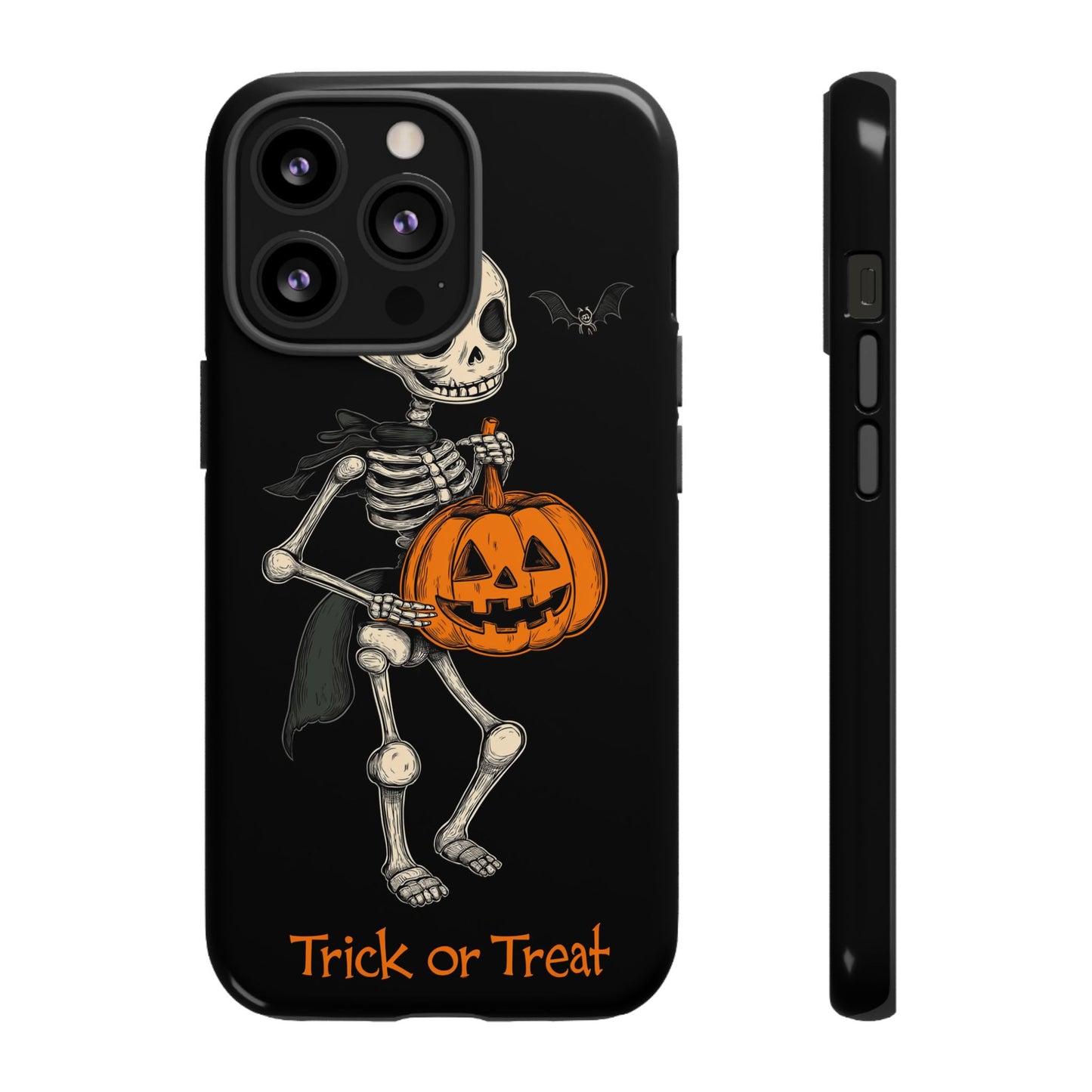 Skeleton Trick or Treat Halloween Phone Case