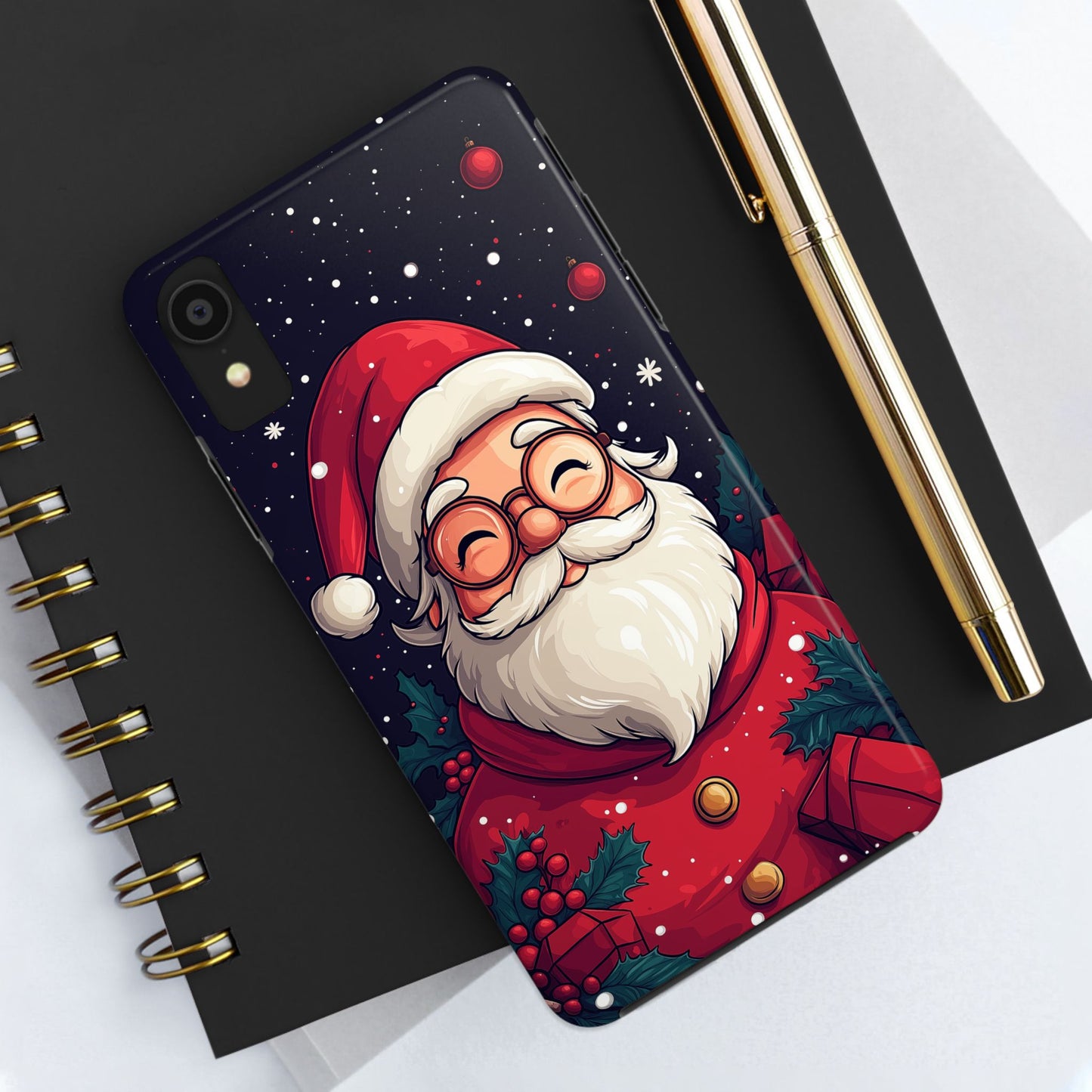 Jolly Santa Claus Christmas Phone Case – Festive Holiday Design