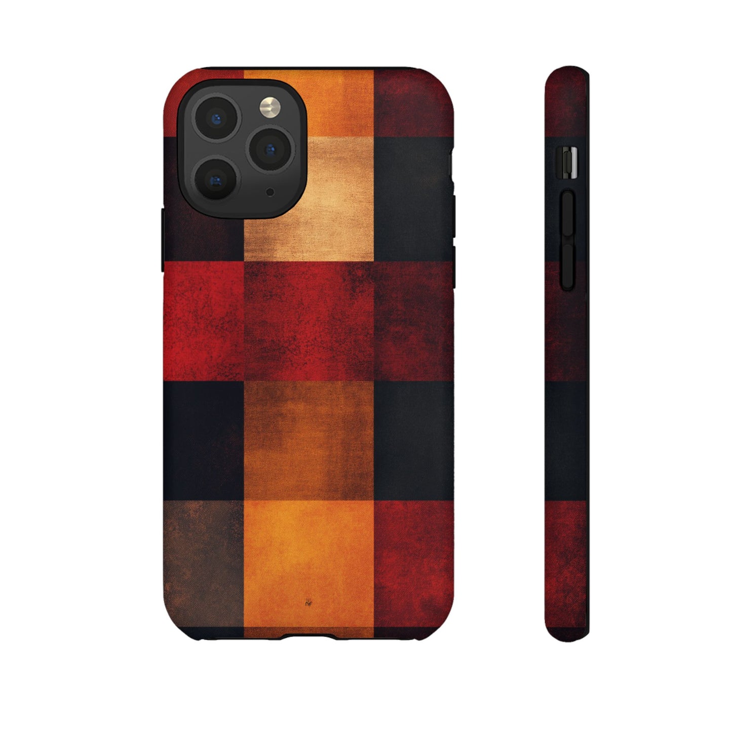 Rustic Plaid Pattern Phone Case – Cozy Fall Design for iPhone, Samsung, Google Pixel