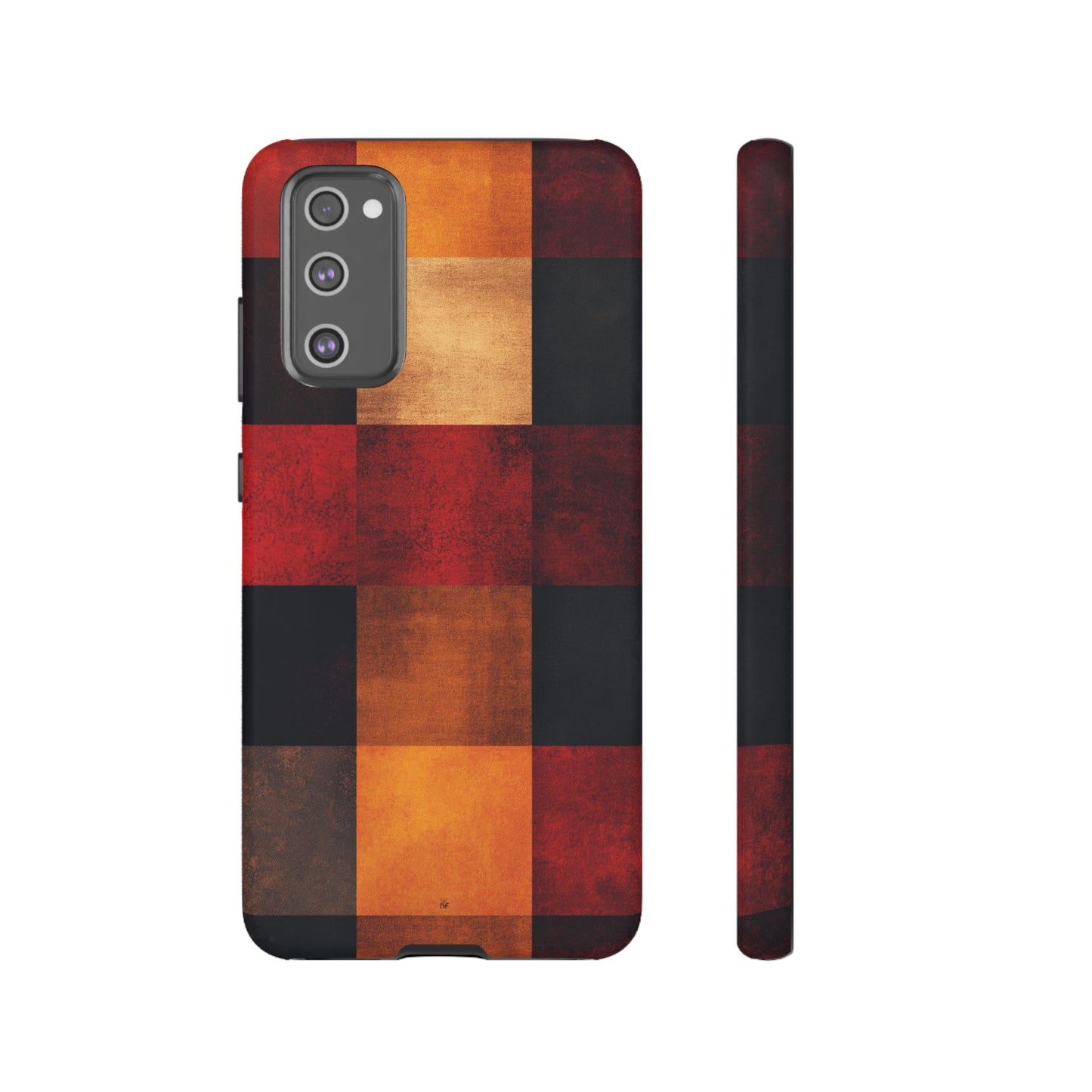 Rustic Plaid Pattern Phone Case – Cozy Fall Design for iPhone, Samsung, Google Pixel