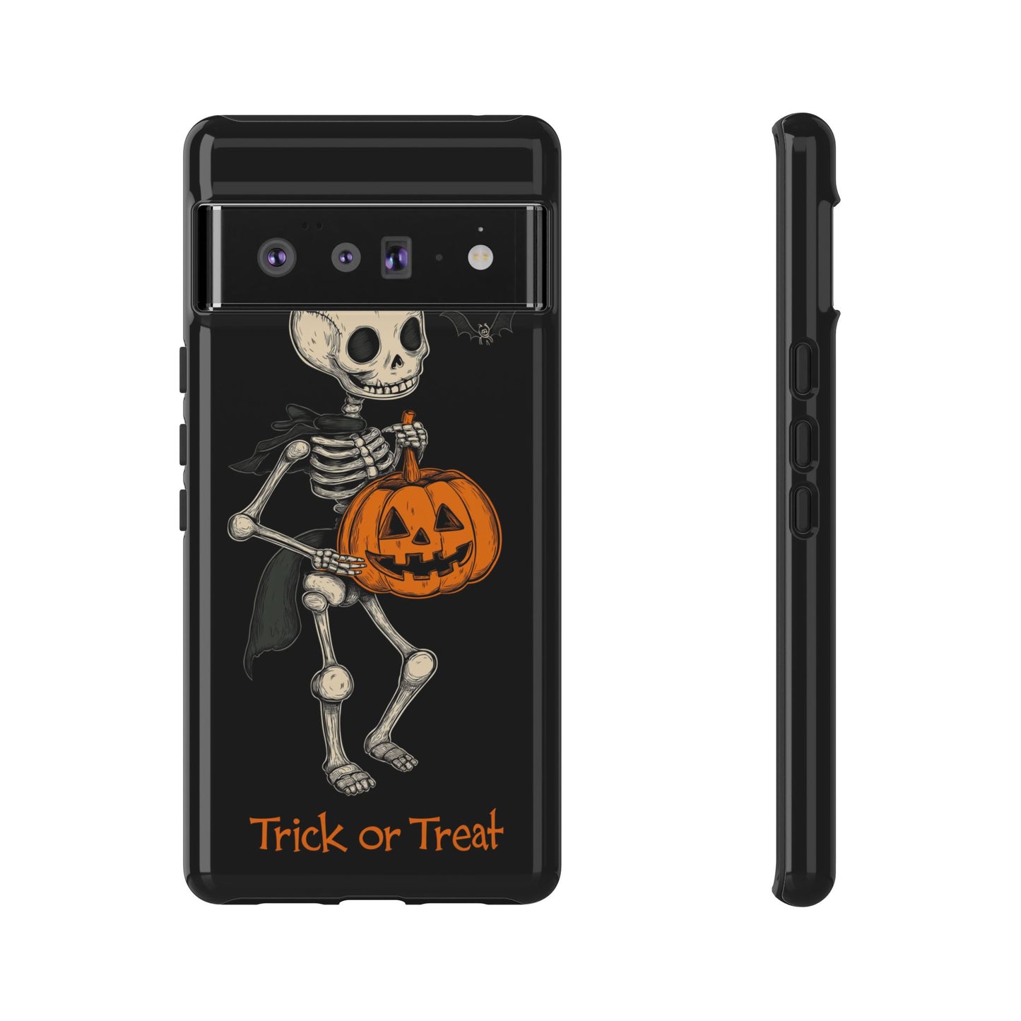 Skeleton Trick or Treat Halloween Phone Case