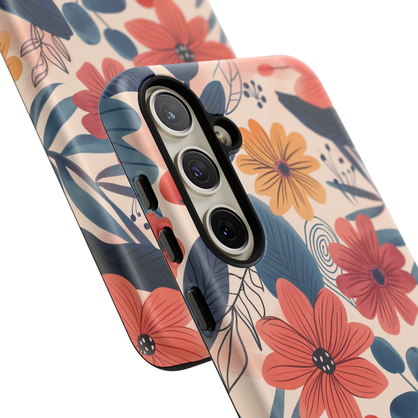 Bright Floral Garden Phone Case – Vibrant Artistic Design for iPhone, Samsung, Google Pixel