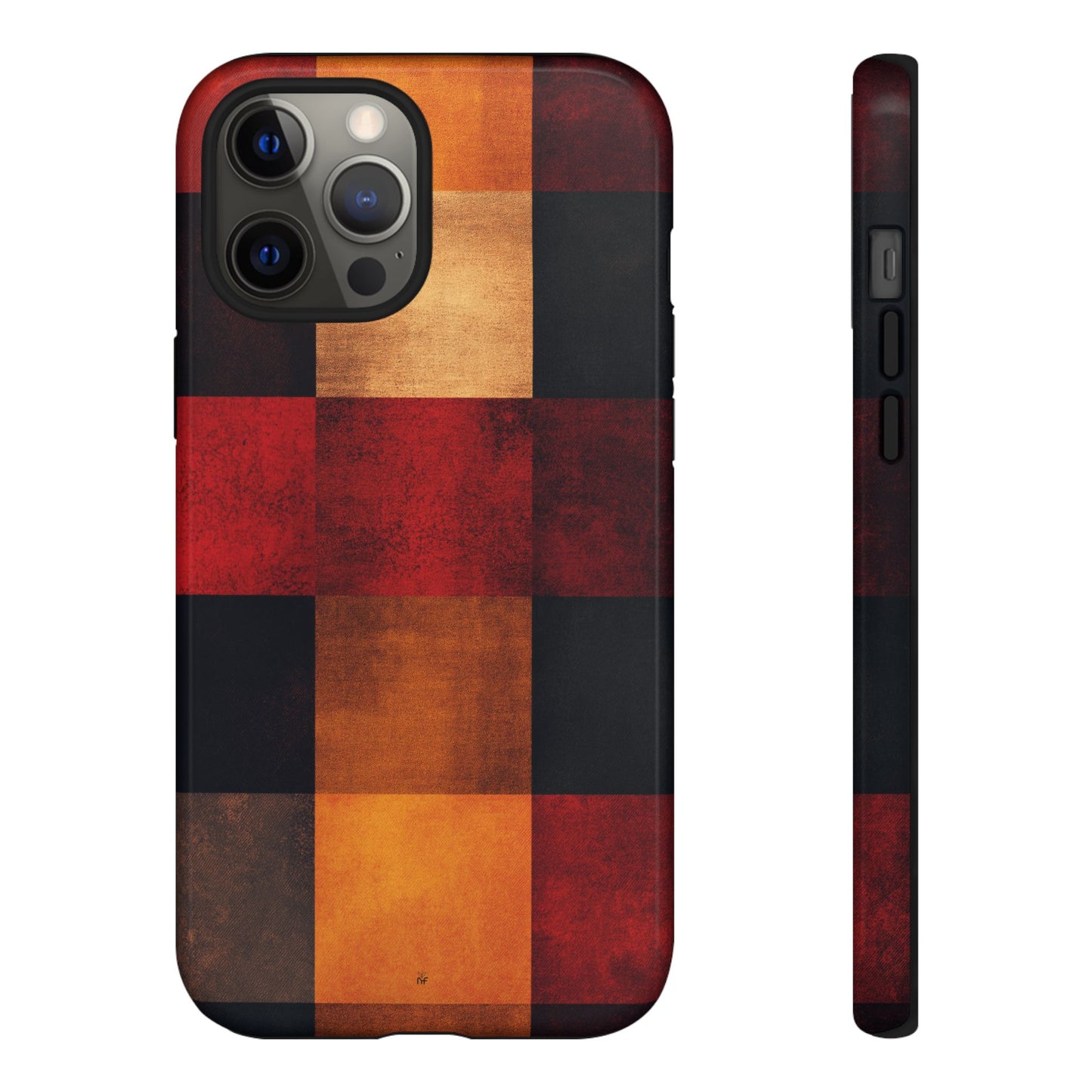 Rustic Plaid Pattern Phone Case – Cozy Fall Design for iPhone, Samsung, Google Pixel