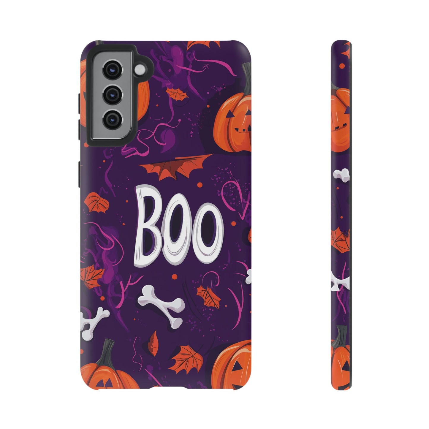 Halloween ‘Boo’ Phone Case – Spooky Fun Design for iPhone, Samsung, Google Pixel