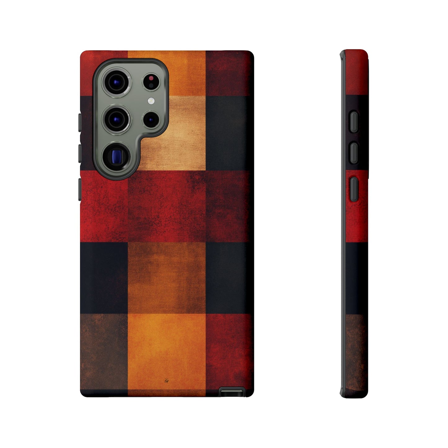Rustic Plaid Pattern Phone Case – Cozy Fall Design for iPhone, Samsung, Google Pixel