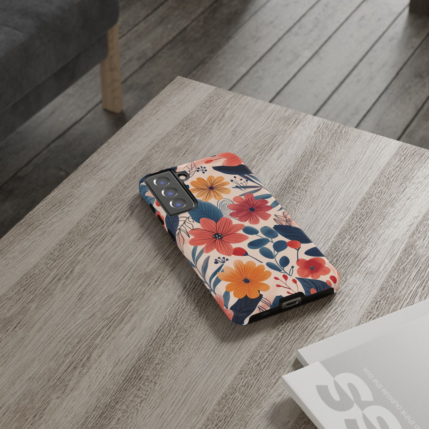 Bright Floral Garden Phone Case – Vibrant Artistic Design for iPhone, Samsung, Google Pixel