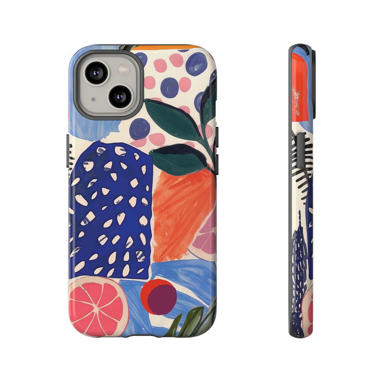Vibrant Coquette Abstract Art Collage Phone Case – Artistic Design for iPhone