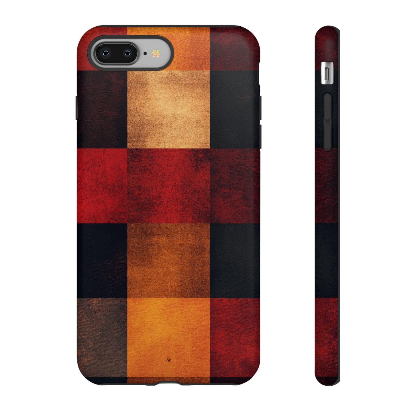 Rustic Plaid Pattern Phone Case – Cozy Fall Design for iPhone, Samsung, Google Pixel