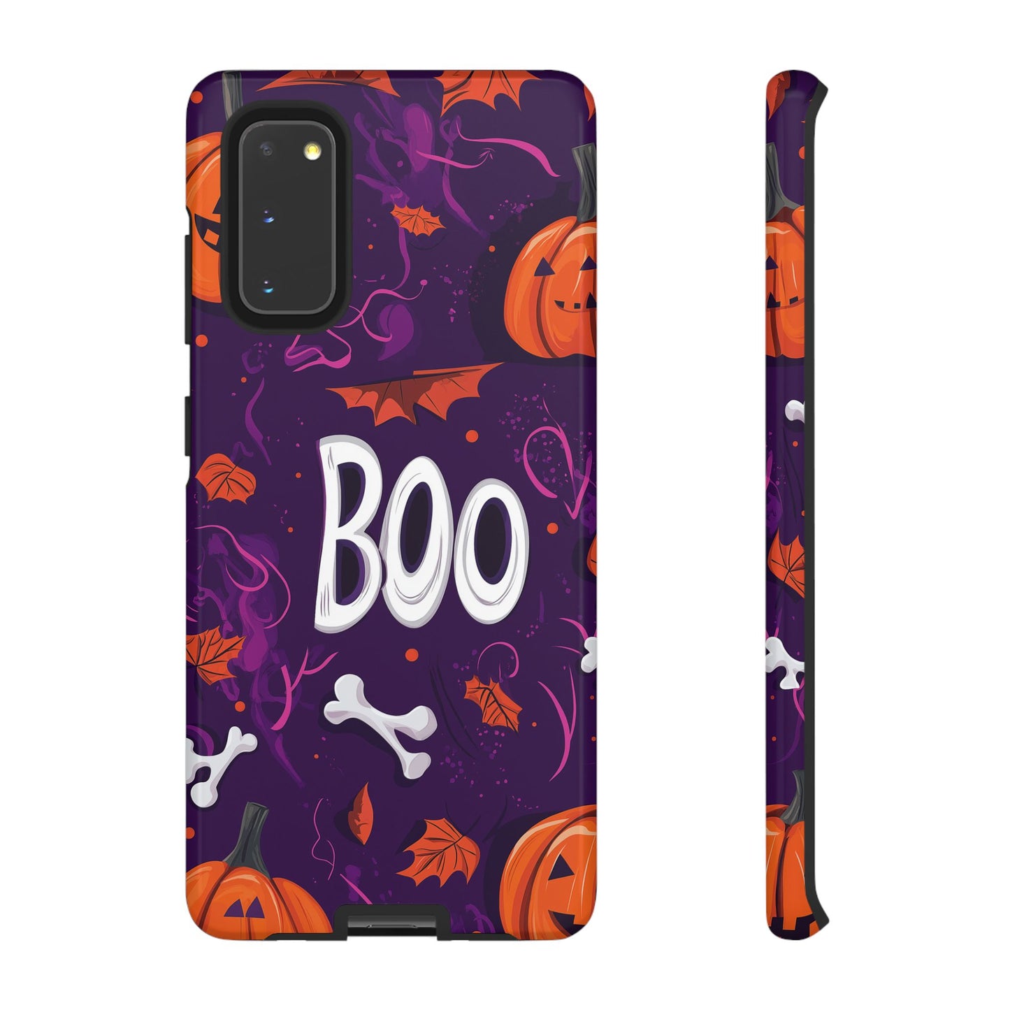 Halloween ‘Boo’ Phone Case – Spooky Fun Design for iPhone, Samsung, Google Pixel