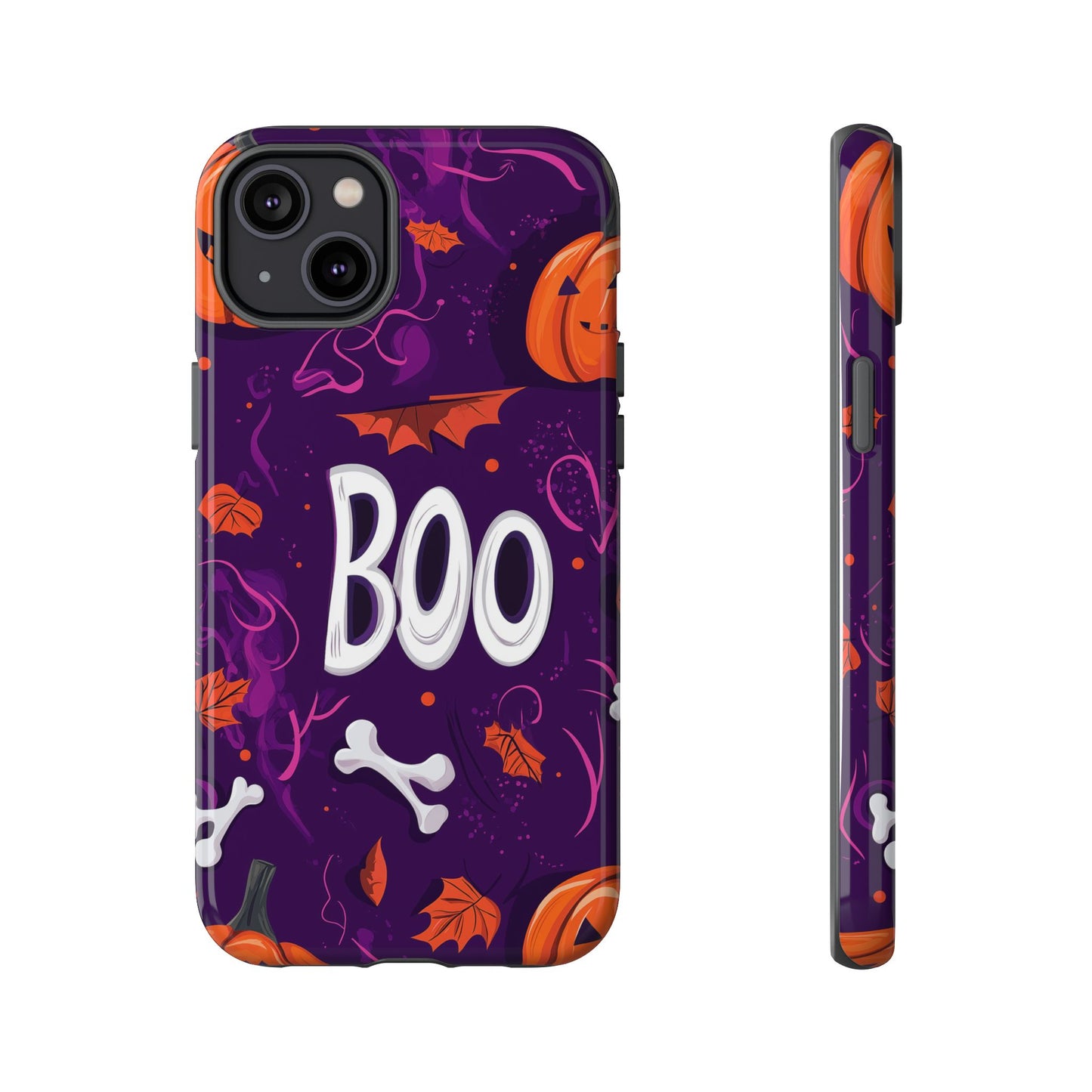 Halloween ‘Boo’ Phone Case – Spooky Fun Design for iPhone, Samsung, Google Pixel