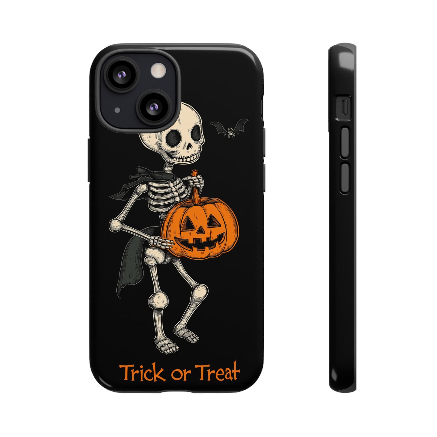 Skeleton Trick or Treat Halloween Phone Case