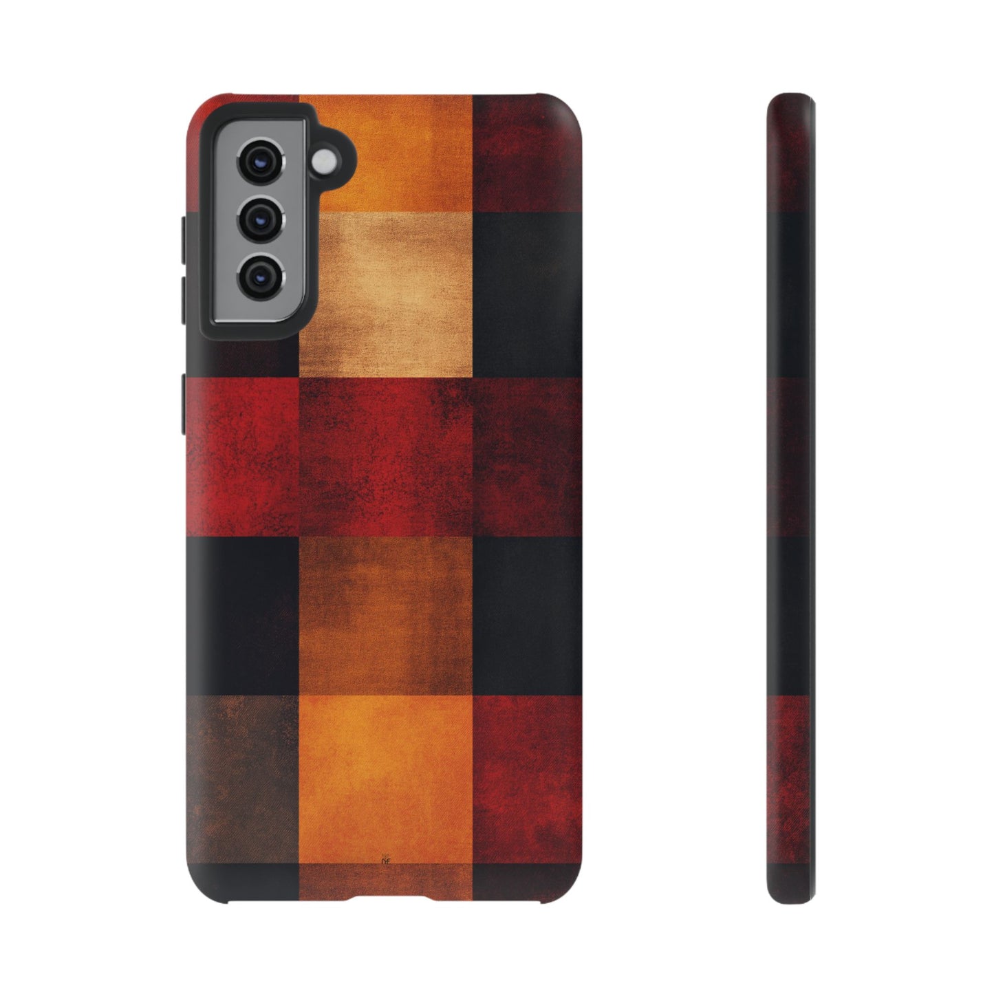 Rustic Plaid Pattern Phone Case – Cozy Fall Design for iPhone, Samsung, Google Pixel